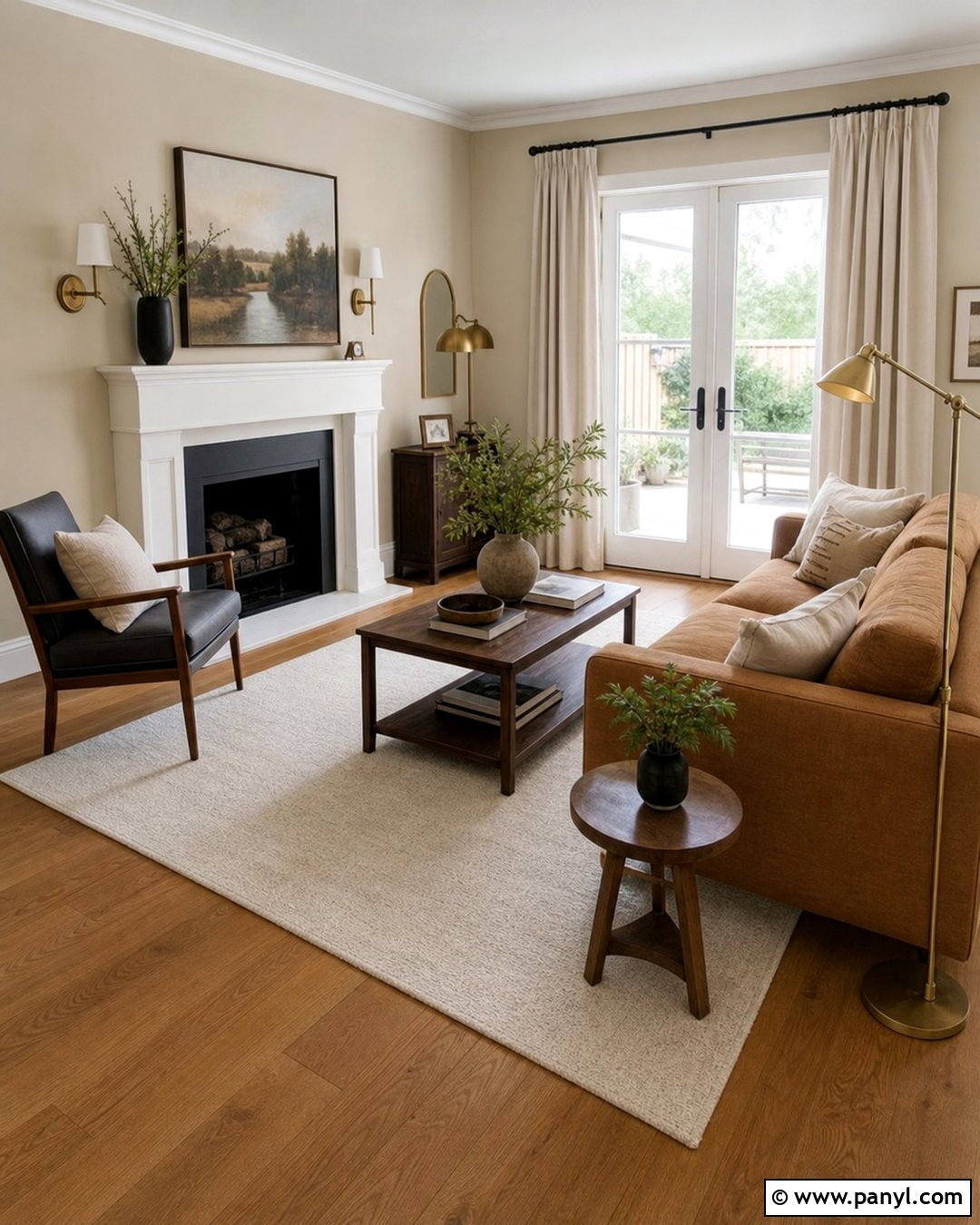 Warm White Painted Skirting Boards With Beige Walls - 30 painted skirting boards colour ideas