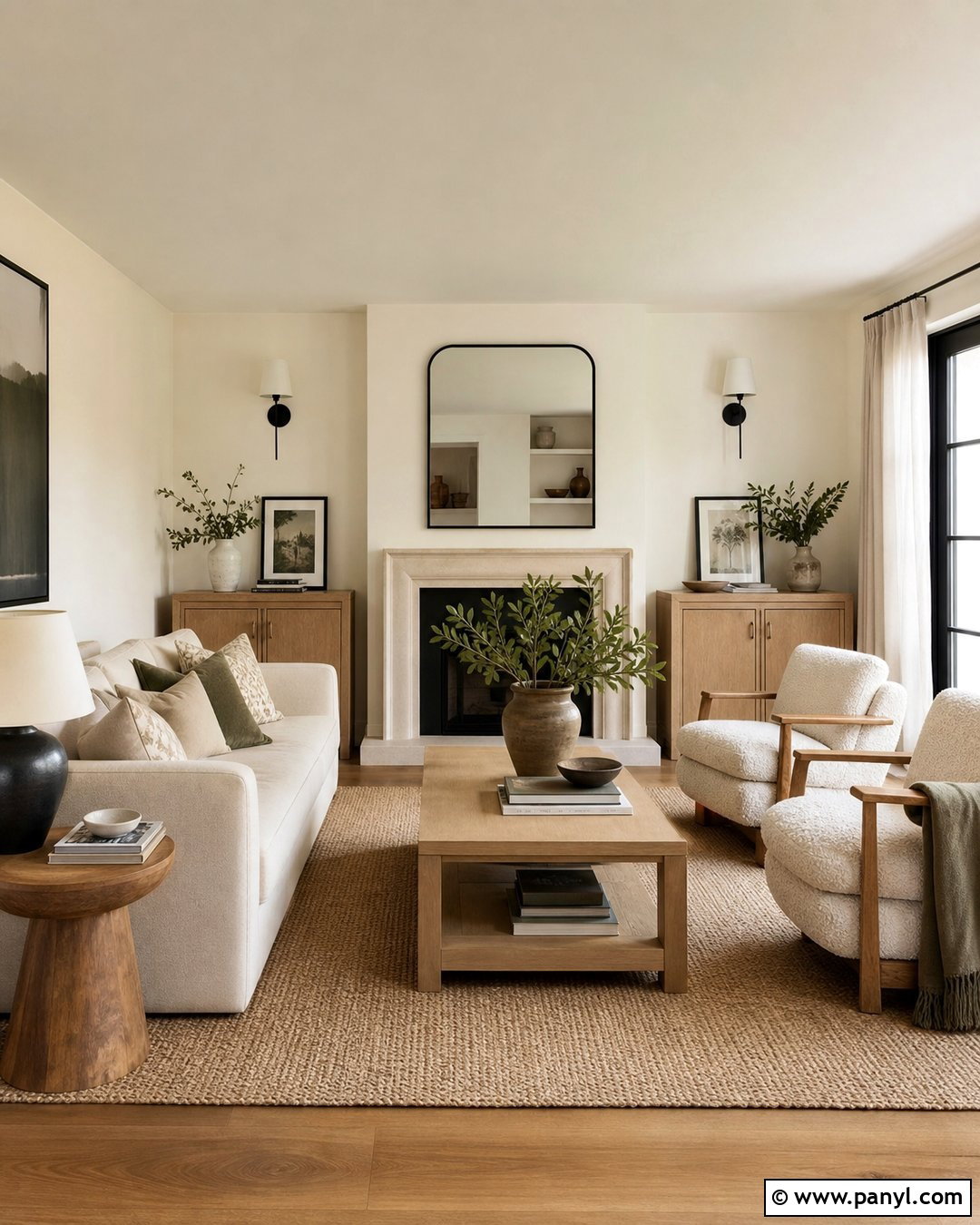 Warm White Room Walls - 35 Aesthetic Room Wall Color Ideas