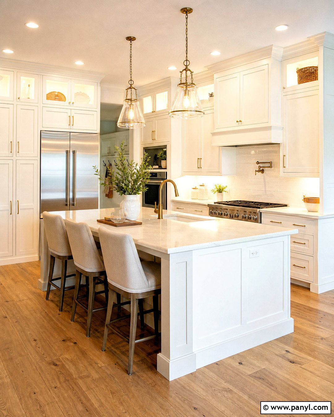 Warm White Shaker Kitchen Cabinets - 20 warm white kitchen cabinets