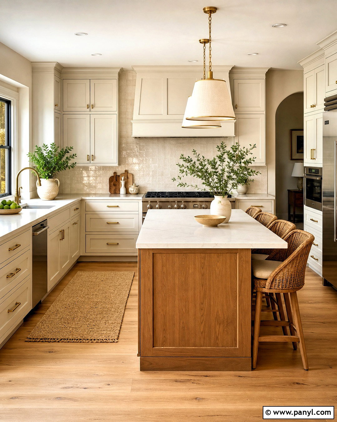 Warm White Shaker Kitchen Cabinets - 20 kitchen cabinets