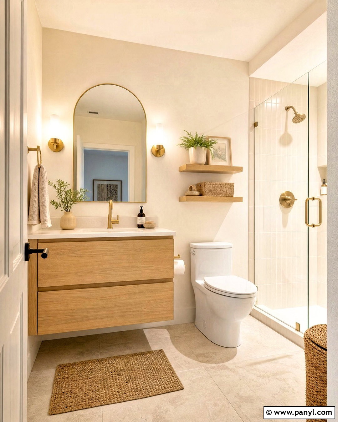 Warm White Small Bathroom - 20 small bathroom color ideas paint ideas