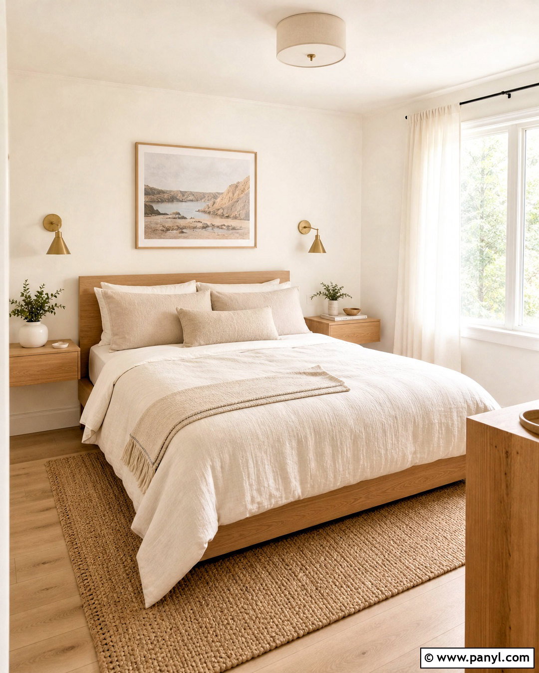 Warm White Small Bedroom - 20 small bedroom colour ideas