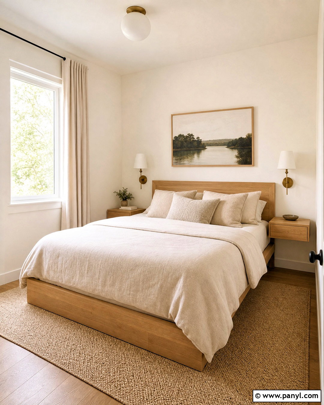 Warm White Small Bedroom - 20 bedroom paint ideas for small rooms