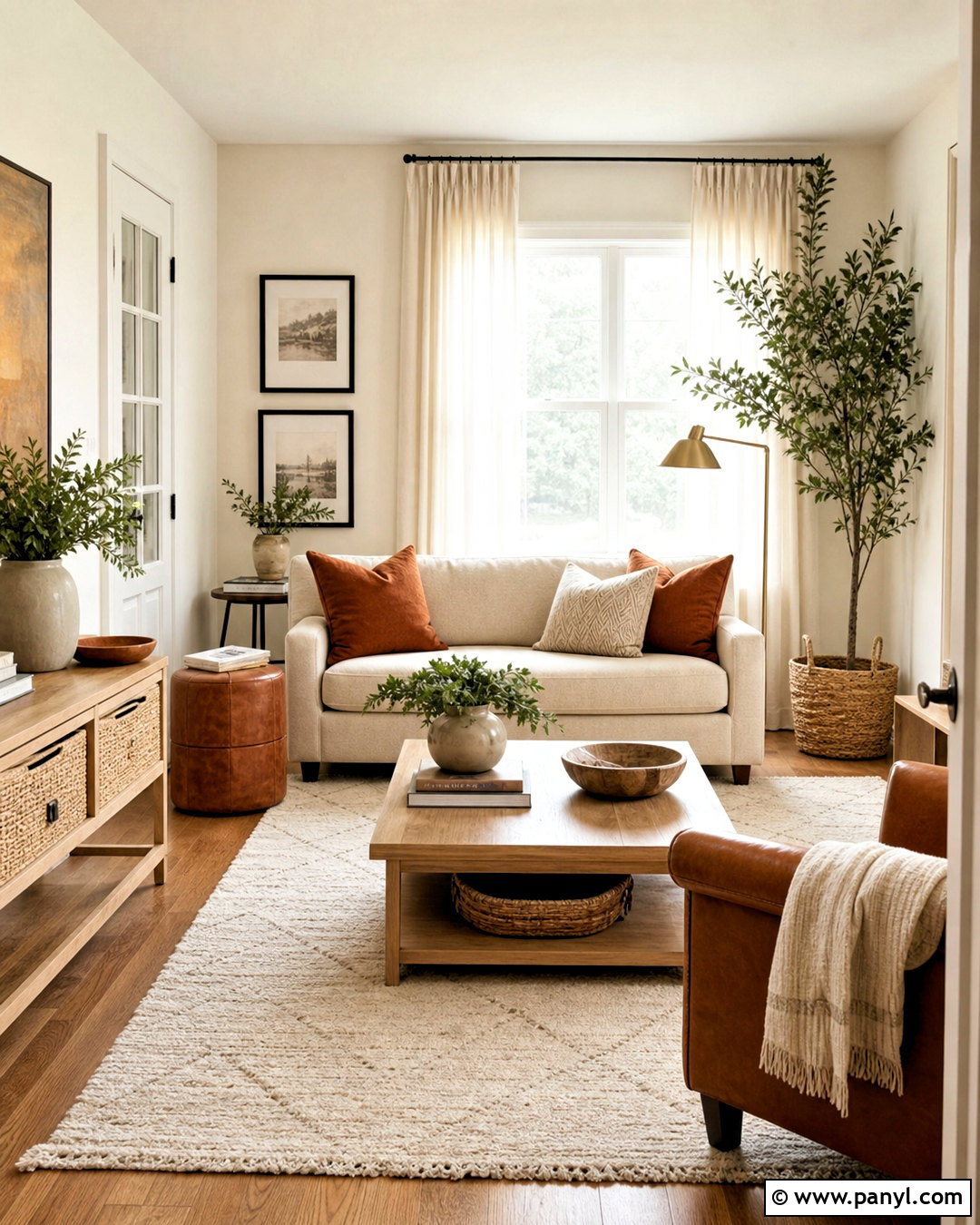 Warm White Small Living Room - 20 small living room paint color ideas