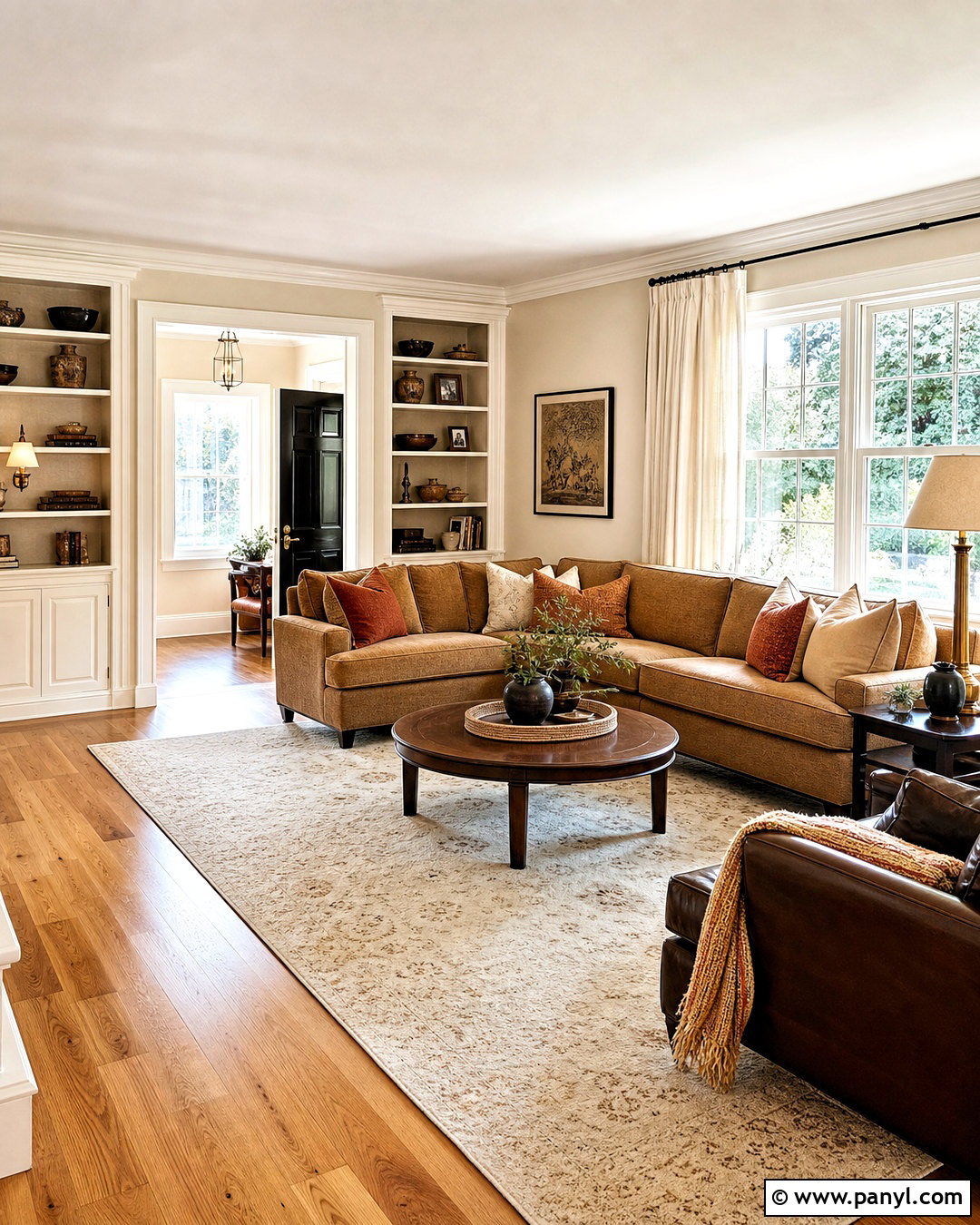 Warm White Trim - 20 trim colors interior ideas
