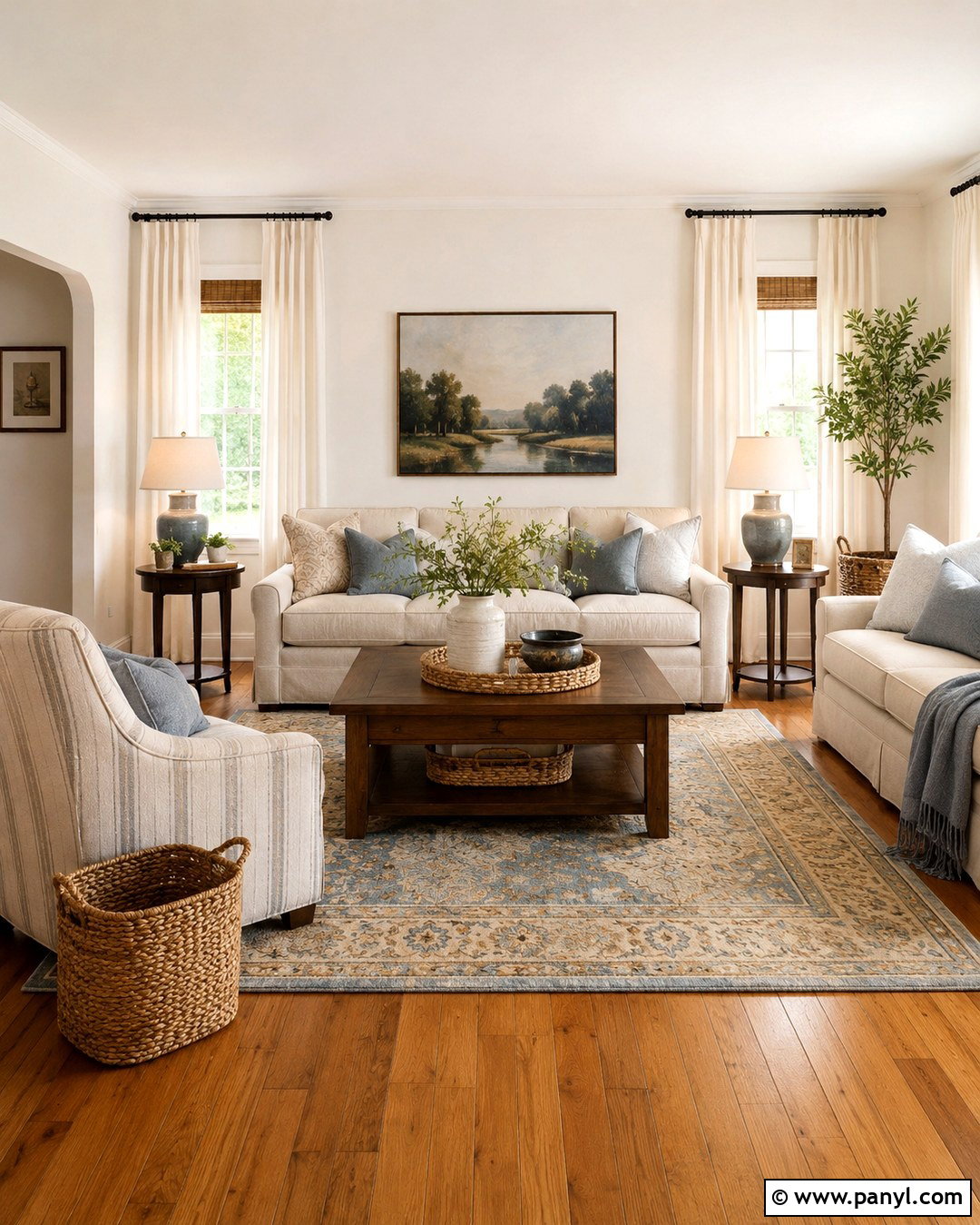 Warm White Wall Color - 20 Best Wall Color For Honey Oak Floors