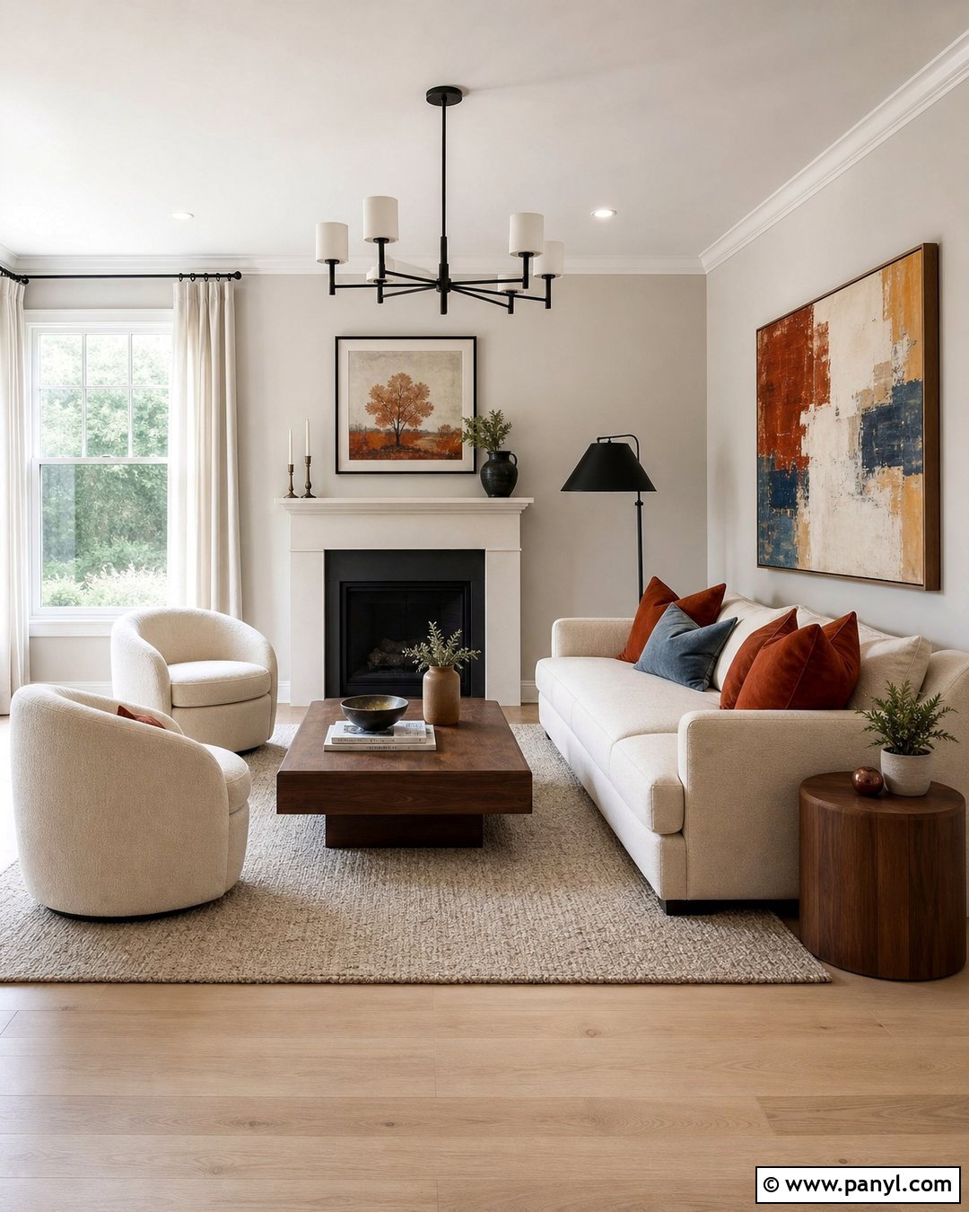 Warm White Walls - 30 modern wall colors