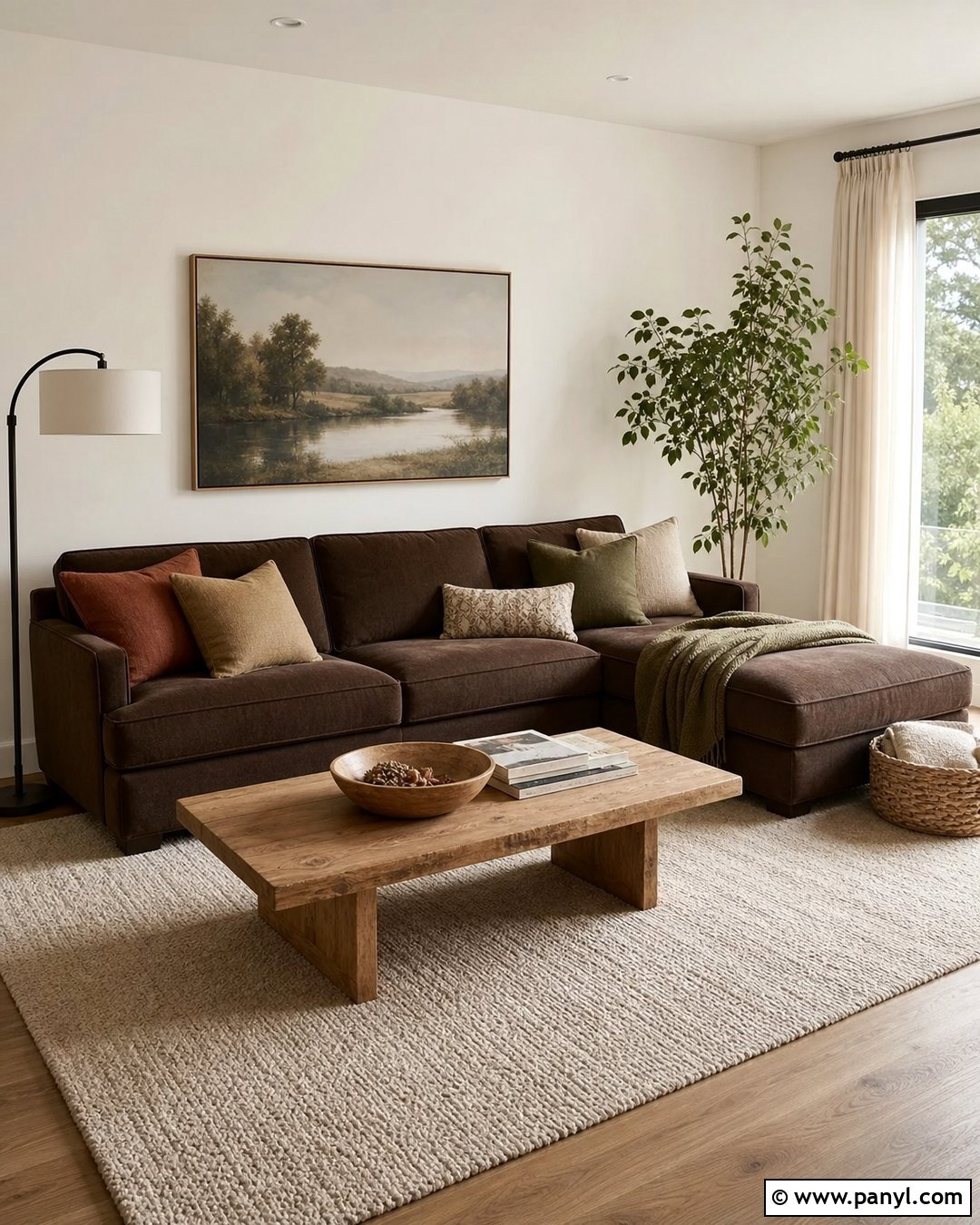 Warm White Walls With Brown Couch - 20 Best Wall Color For Brown Couch Ideas