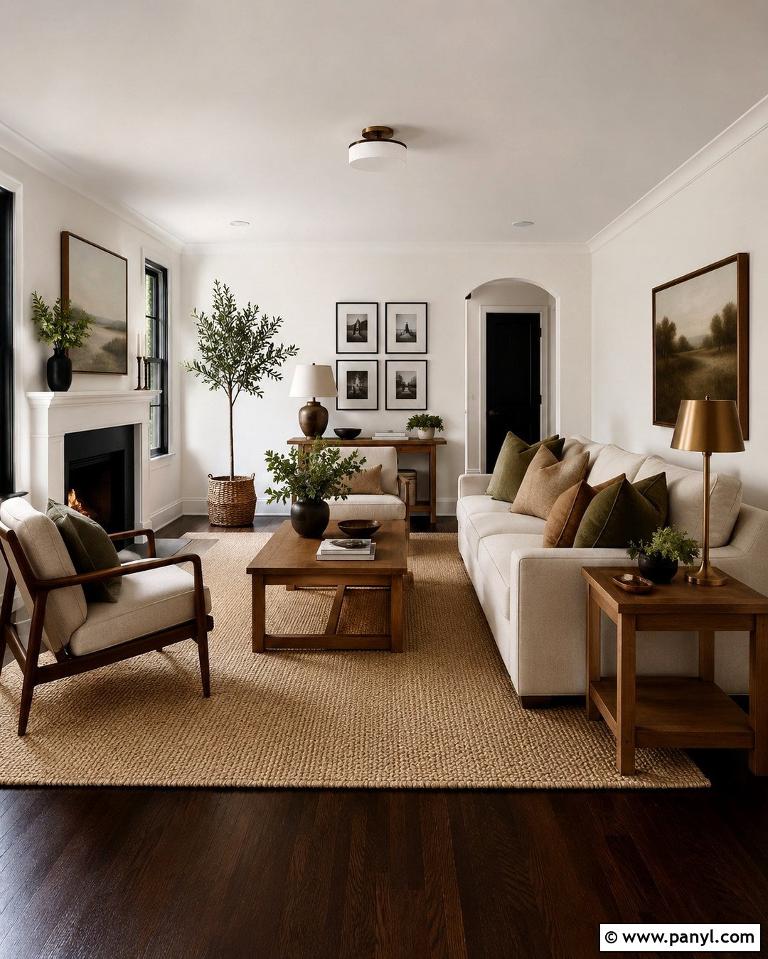 20 Dark Floor Wall Color Ideas for a Balanced, Stylish Home