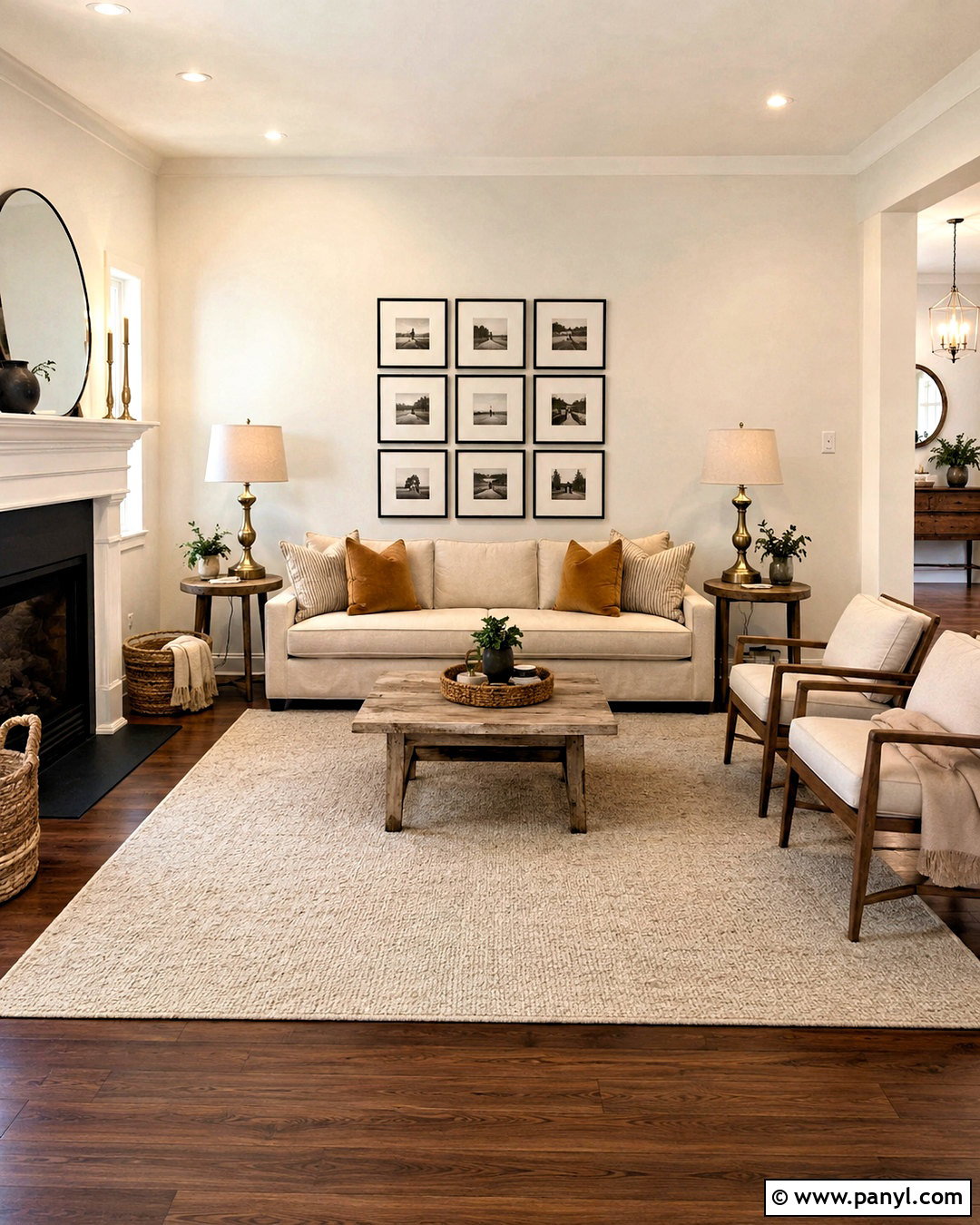 Warm White Walls With Dark Wood Floors - 35 wall colors for dark wood floors