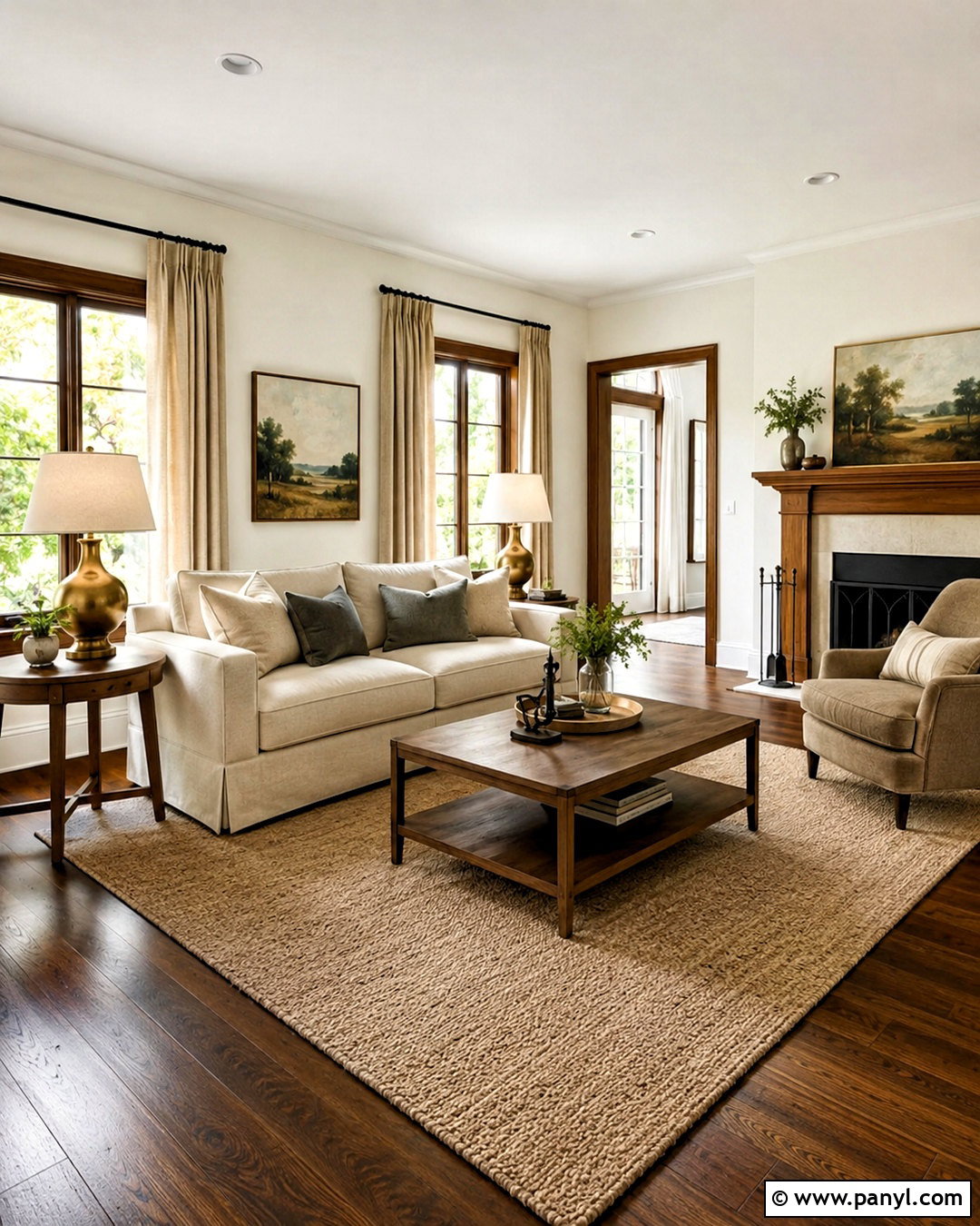 Warm White Walls With Dark Wood - 20 Wall Colors To Match Dark Wood Ideas