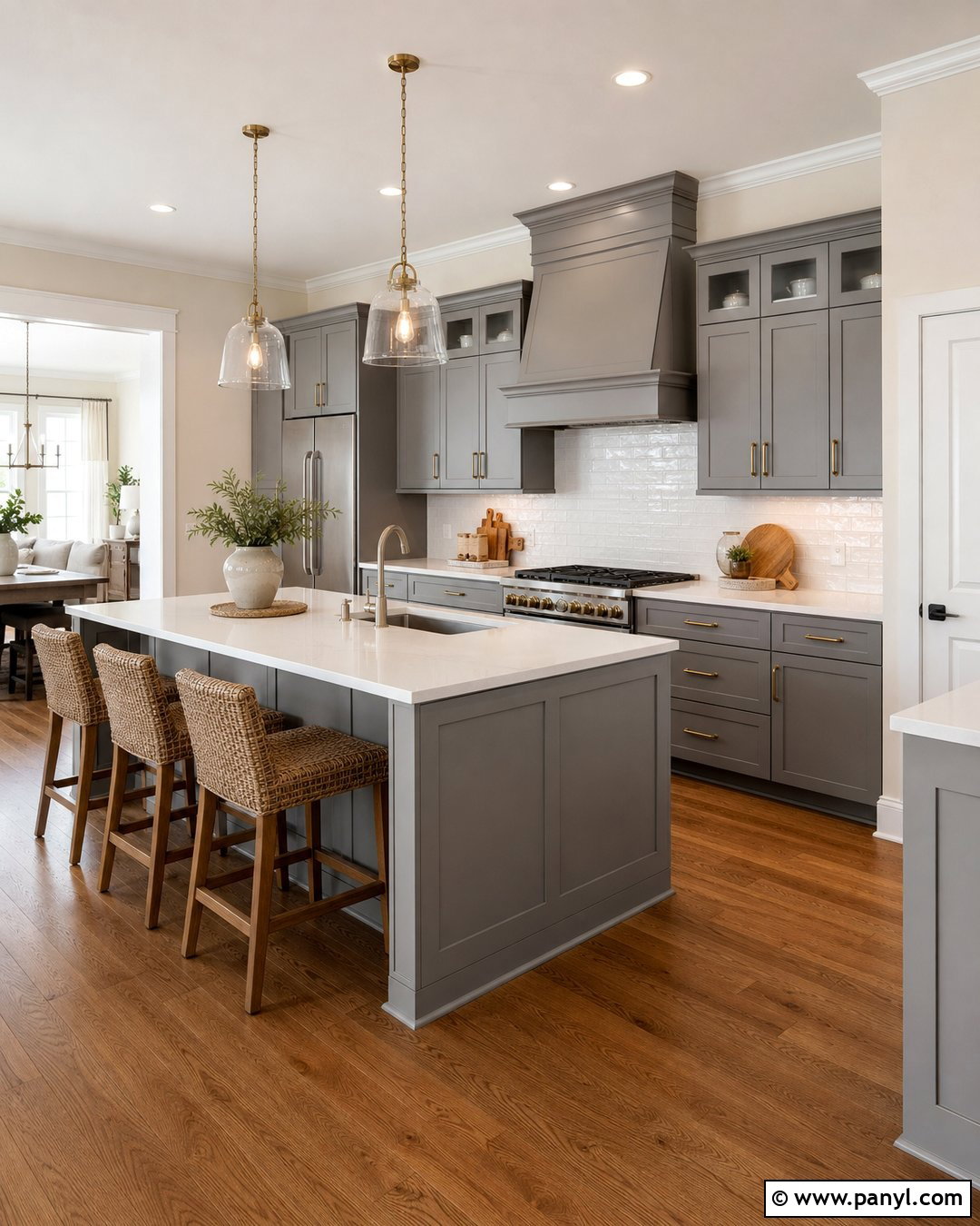 Warm White Walls With Gray Cabinets - 30 Wall Color For Grey Cabinets