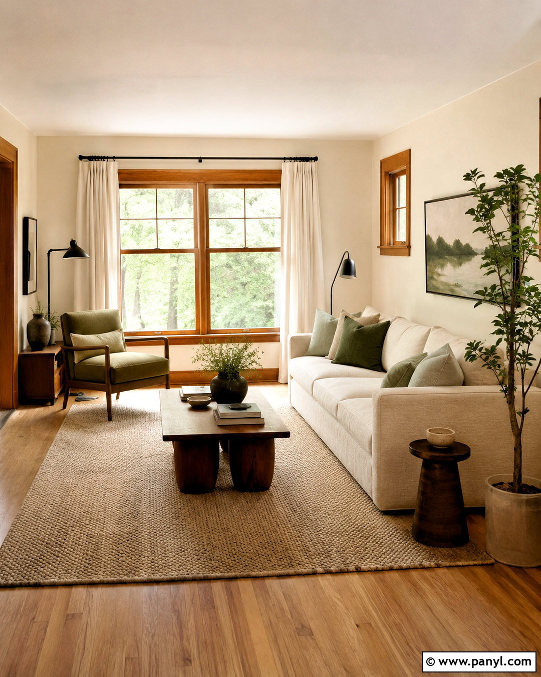 Warm White Walls With Oak Trim - 20 oak trim updating ideas