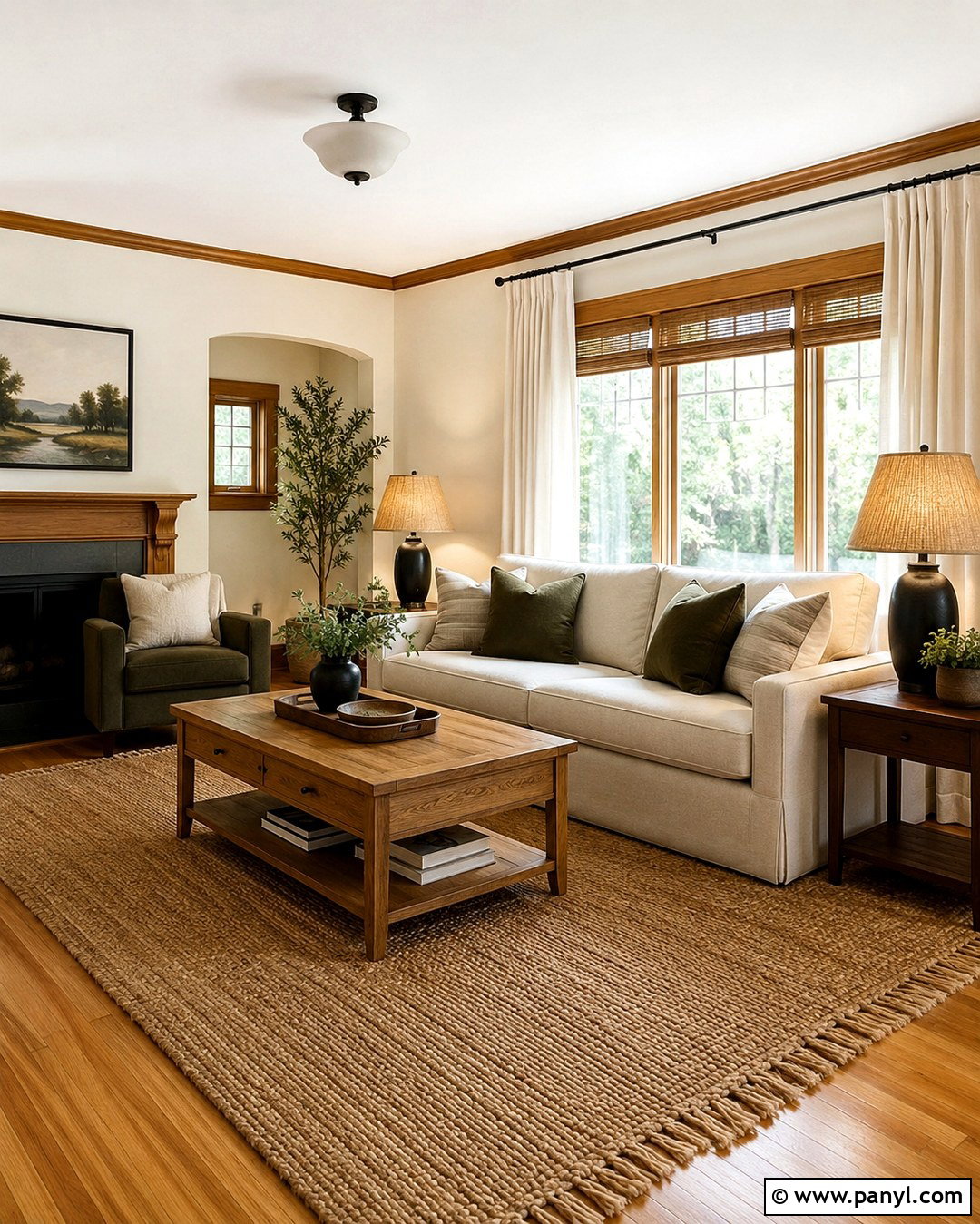 Warm White Walls With Oak Trim - 20 Paint Color With Oak Trim Ideas