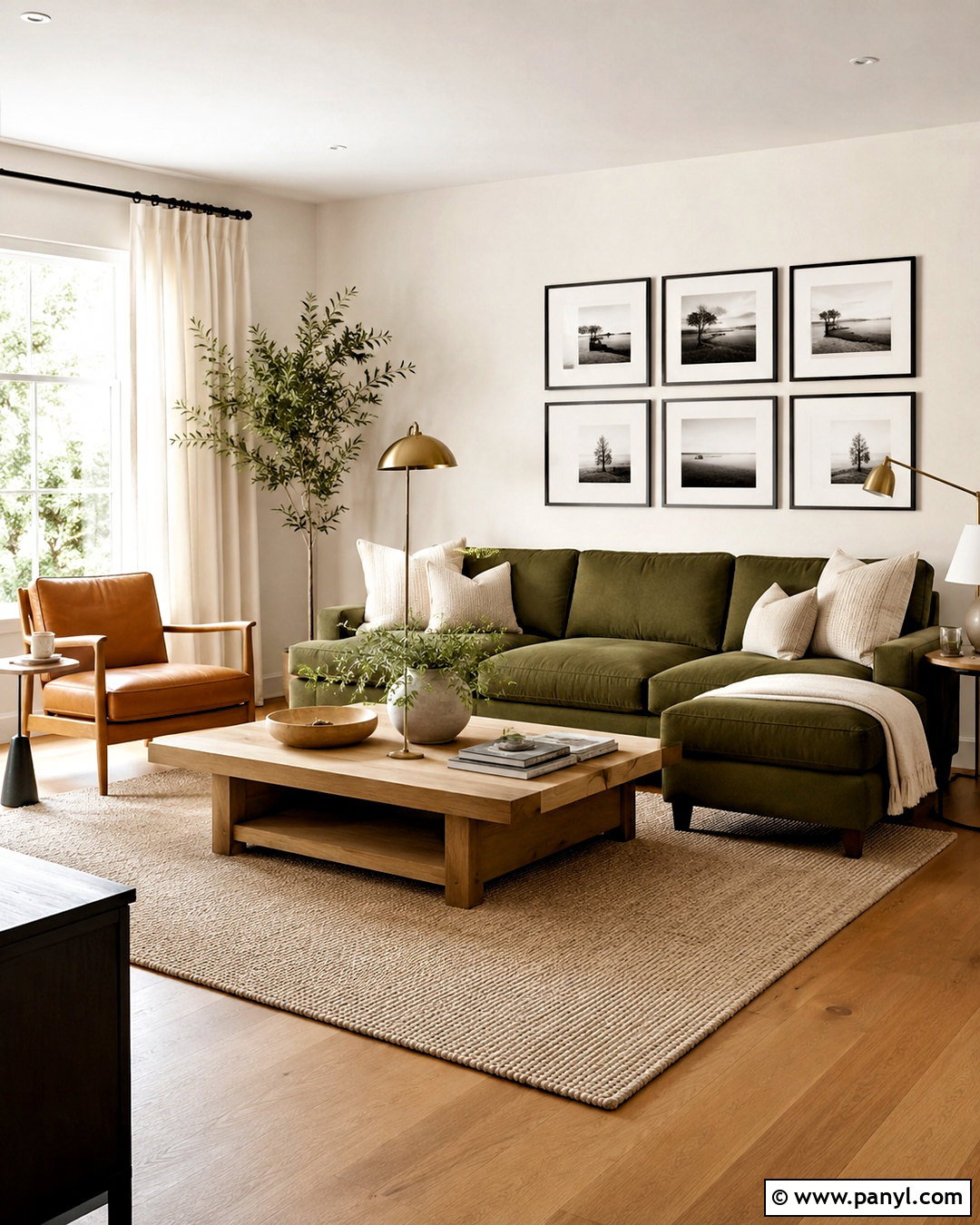 Warm White Walls With Olive Green Couch - 20 Wall Color For Olive Green Couch Ideas