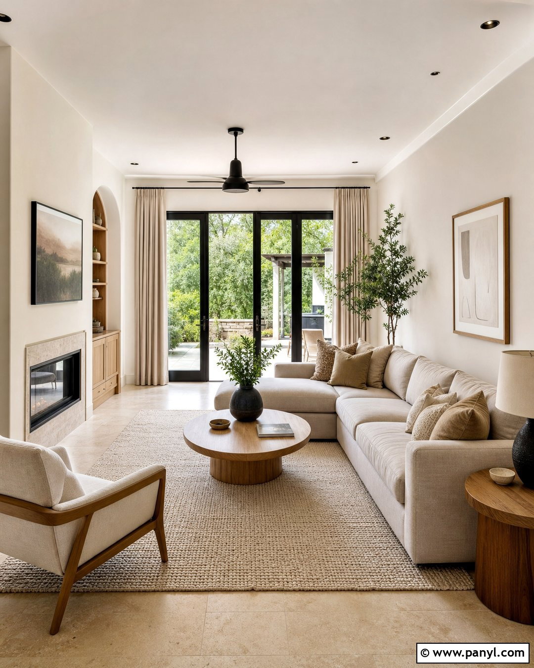 Warm White Walls With Travertine Floors - 20 Best Wall Color For Travertine Floors