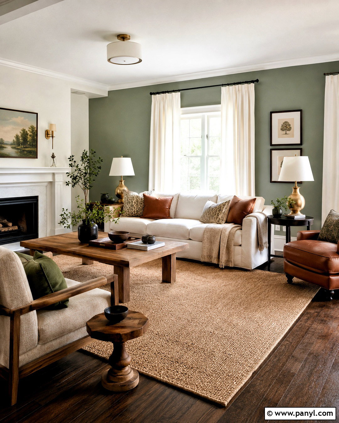 Warm White With Sage Green Walls - 20 What Color Goes With Sage Green Walls