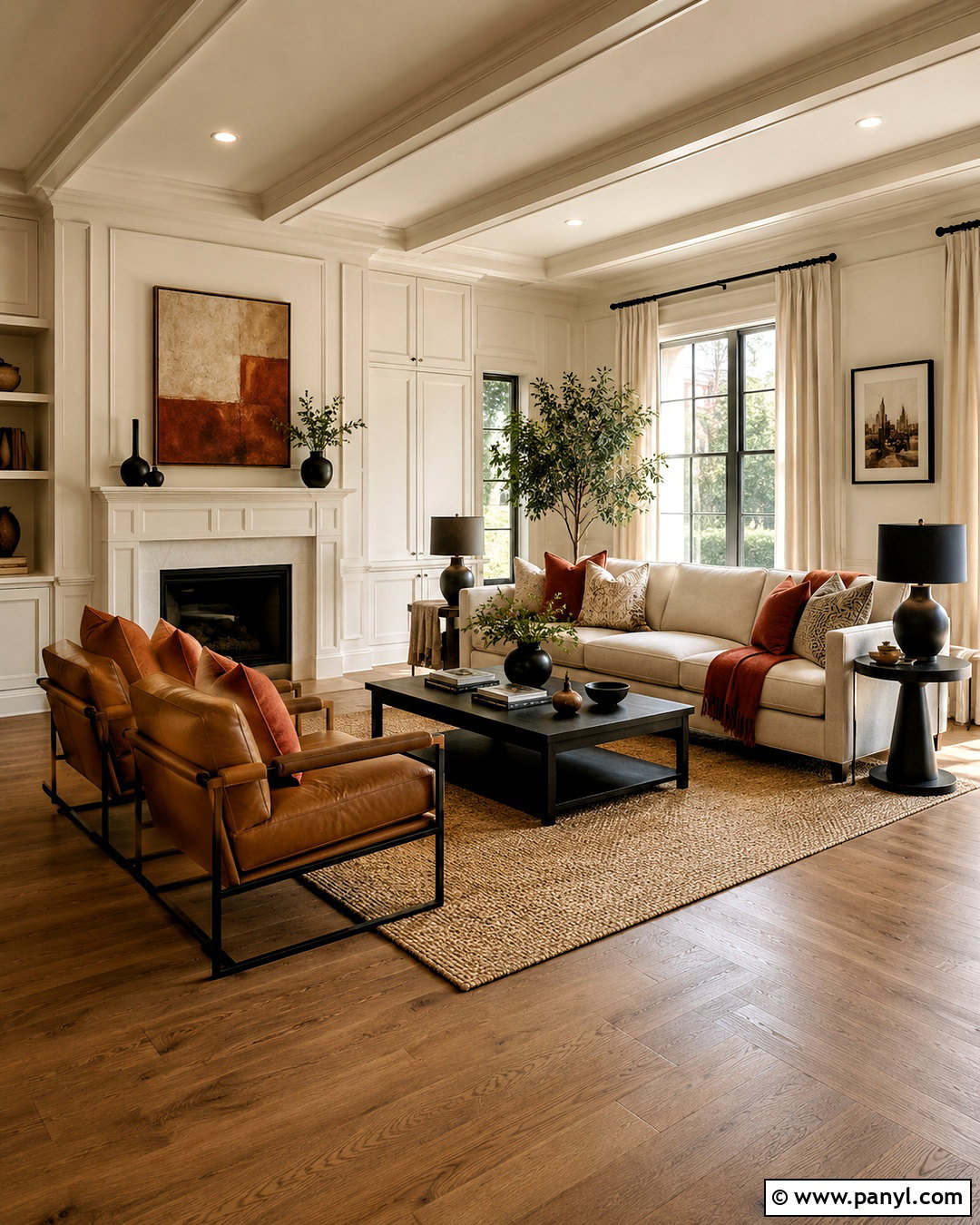 Warm White Wood Paneling - 20 Wood Paneling Color Ideas