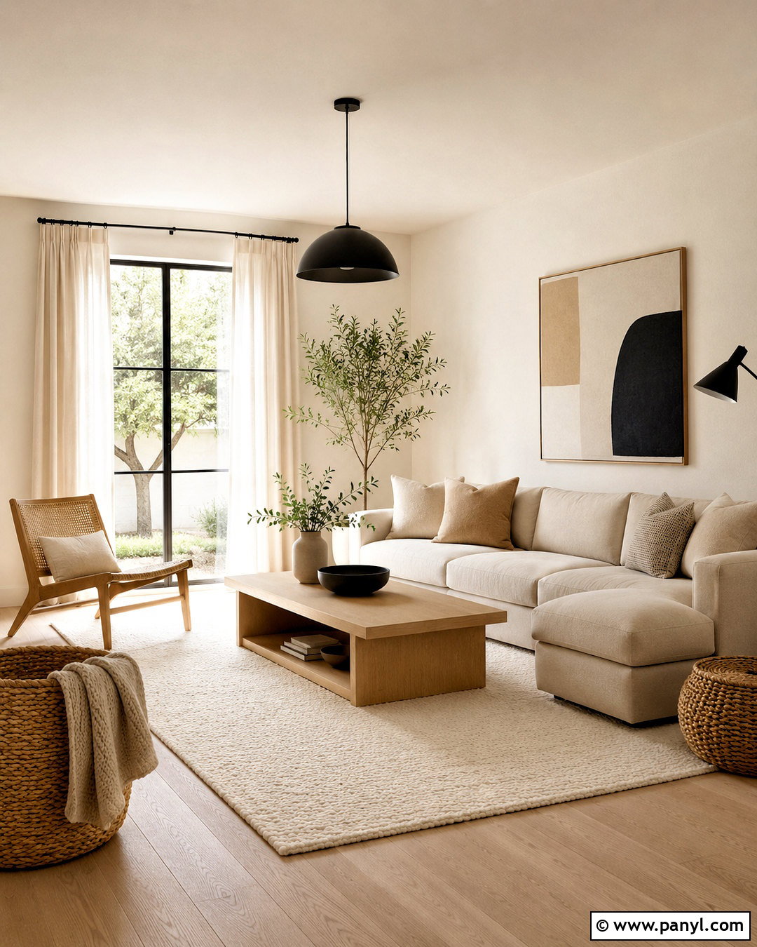Warm White and Light Oak Color Palette - 20 clean color palette ideas