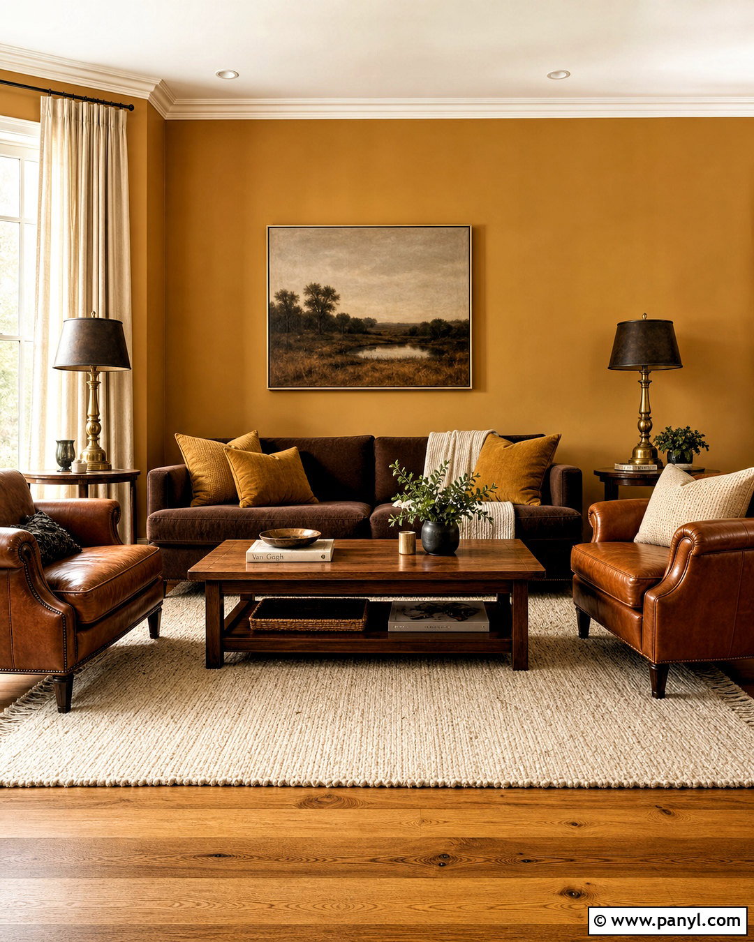 Warm Yellow And Brown Living Room - 20 warm yellow living room ideas