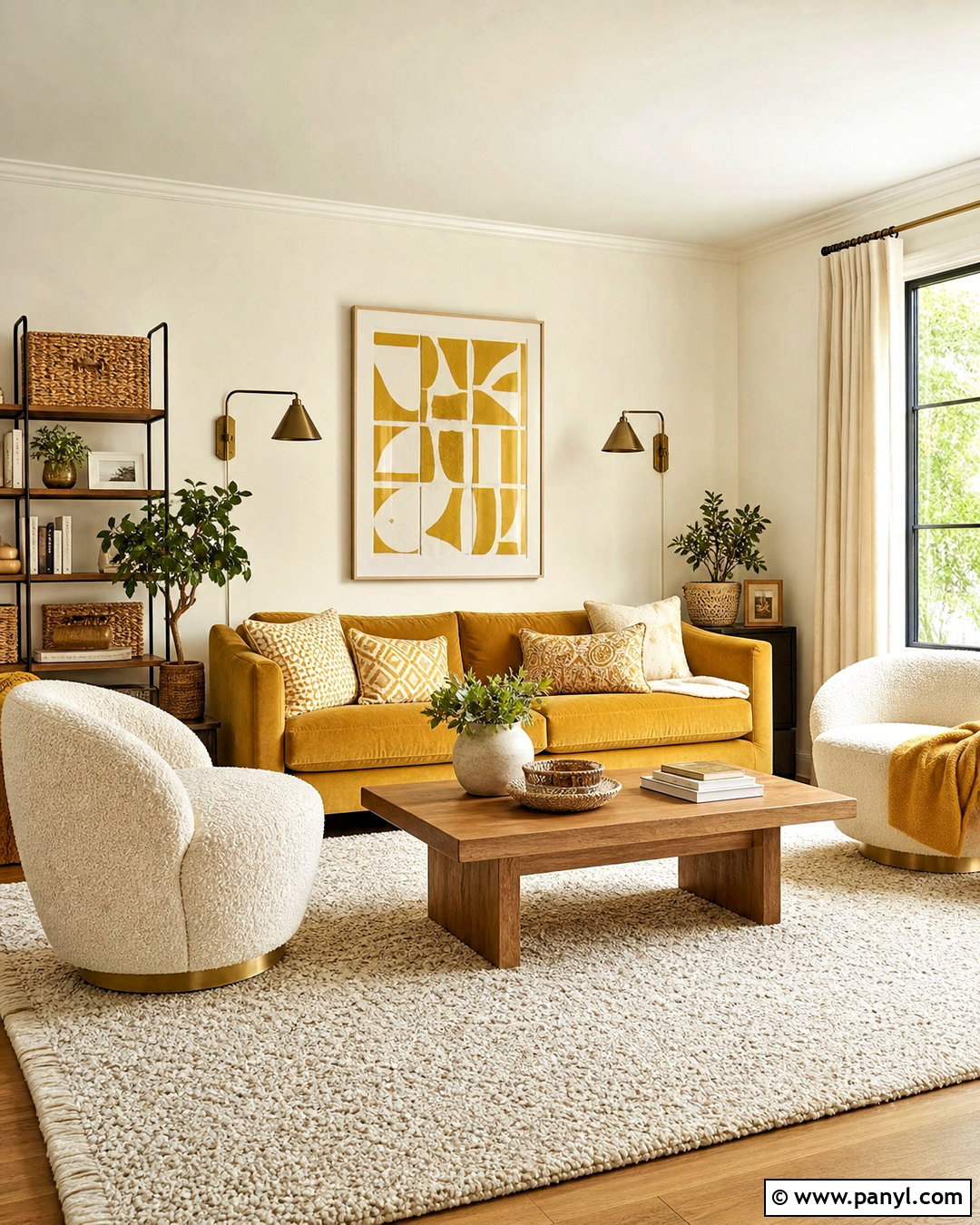 Warm Yellow And Cream Living Room - 20 warm yellow living room ideas