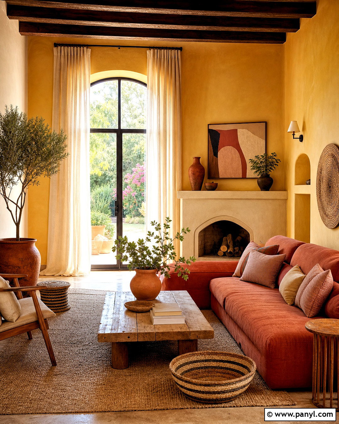 Warm Yellow And Terracotta Living Room - 20 warm yellow living room ideas