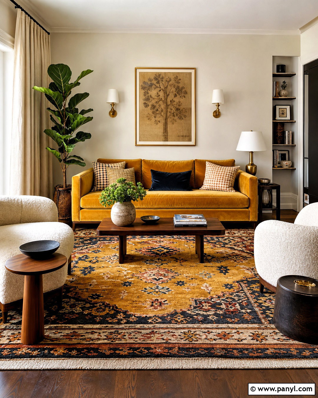 Warm Yellow Sofa Living Room - 20 warm yellow living room ideas