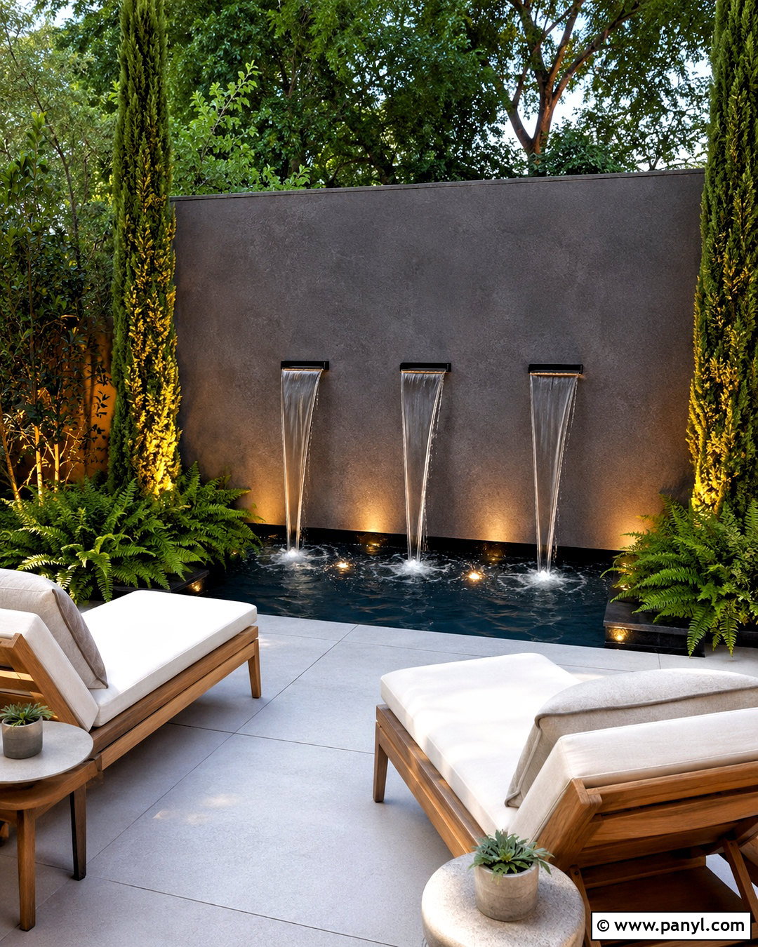 Water Feature Outdoor Wall - 20 outdoor feature wall ideas