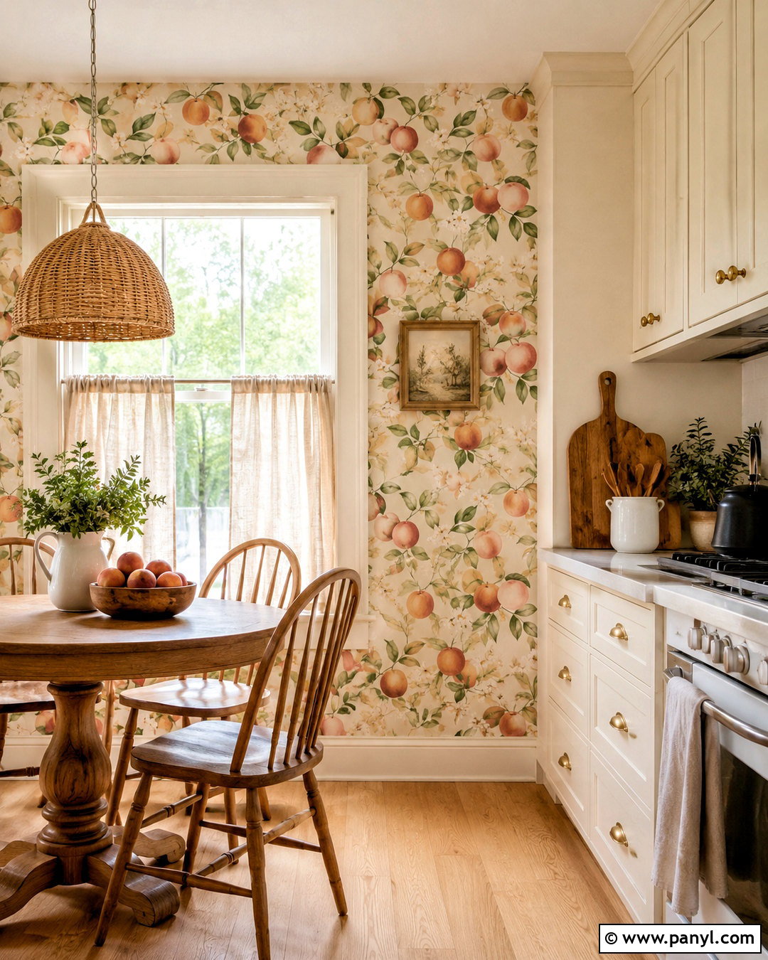 Watercolor Peach Wallpaper Kitchen - 20 cute peach wallpaper ideas