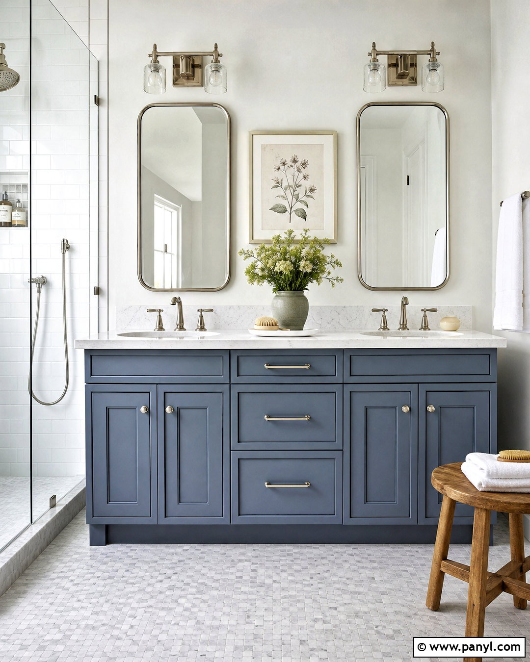 Waters Edge Bathroom Vanity With Marble Tile - 20 waters edge benjamin moore ideas