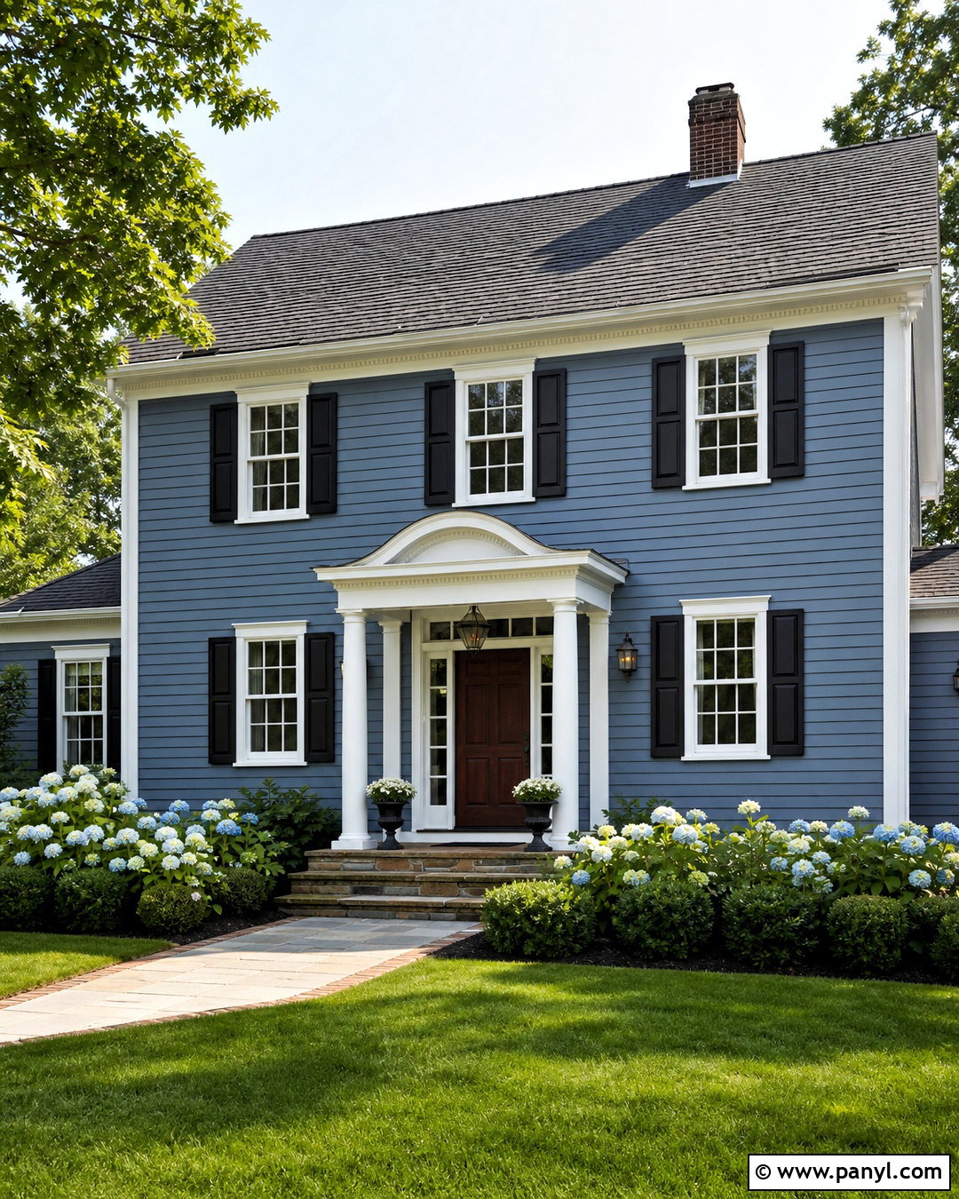 Waters Edge Exterior With White Trim - 20 waters edge benjamin moore ideas