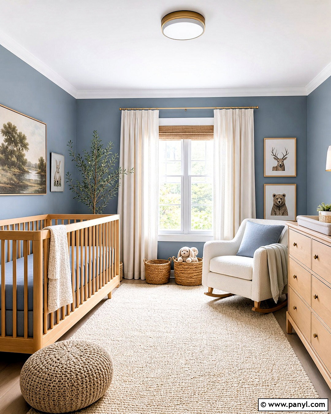 Waters Edge Nursery With Natural Wood - 20 waters edge benjamin moore ideas