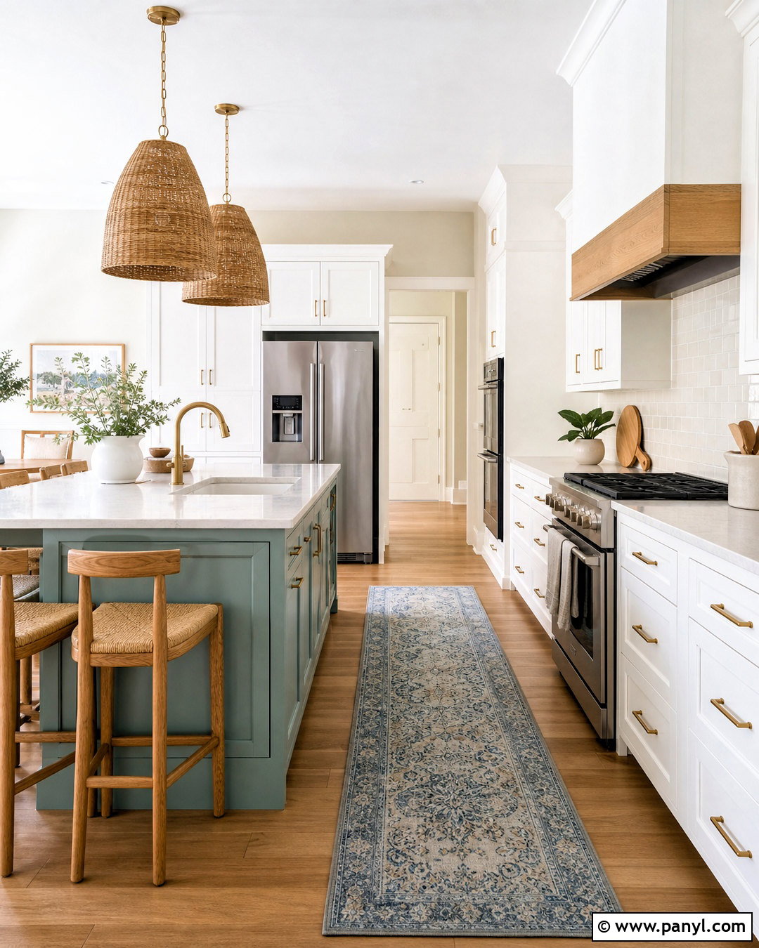 Watery Kitchen Island With Neutral Cabinets - 20 watery sherwin williams ideas