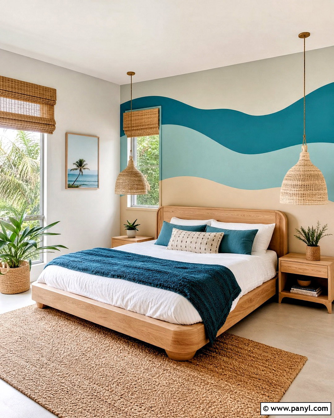 Wave Bedroom Wall Paint Pattern - 20 wall paint patterns bedroom ideas