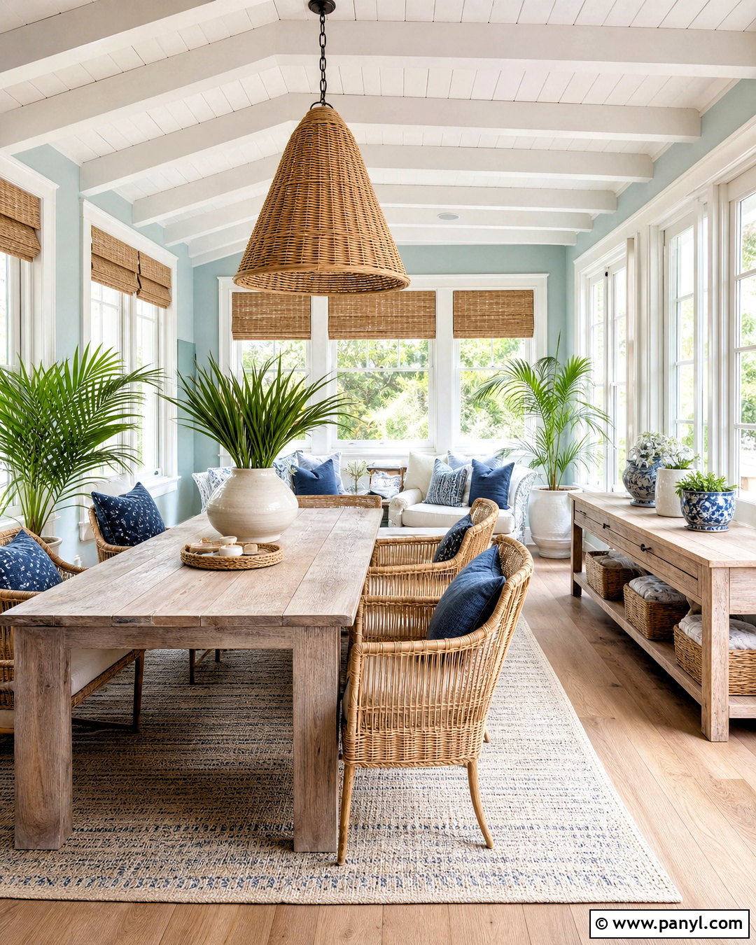 Weathered Oak And Coastal Blue Palette - 20 wooden color palette ideas