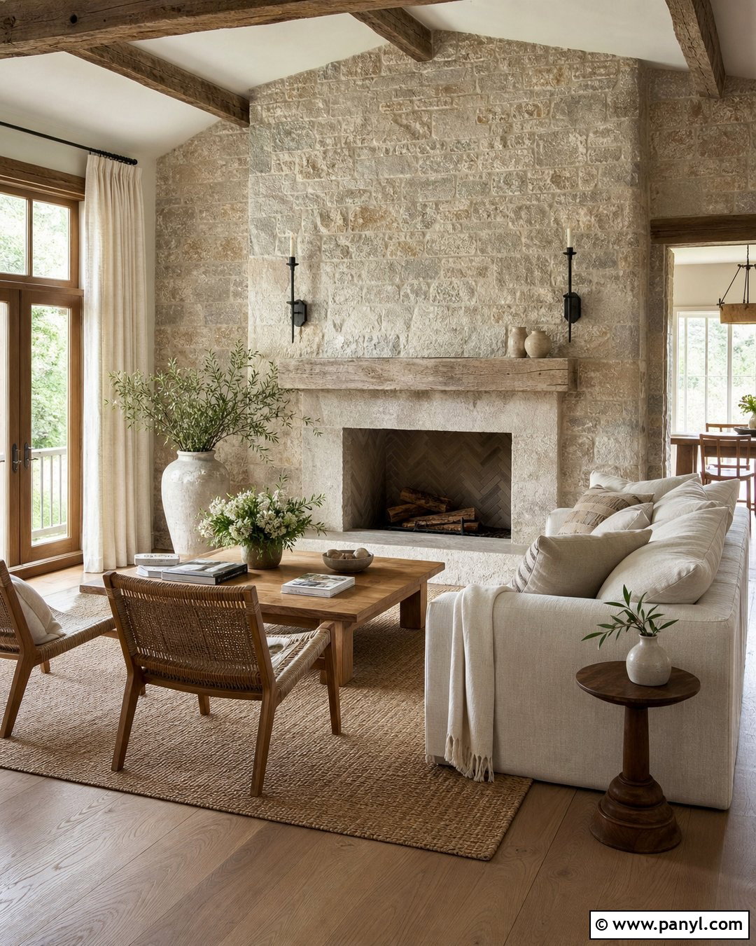 Weathered Stone Patina Wall - 35 patina wall ideas