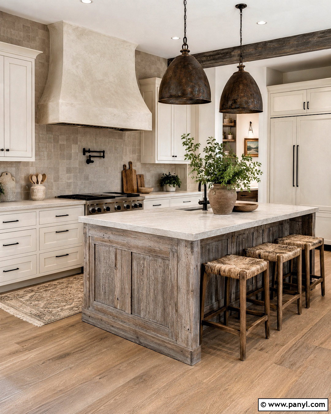 Weathered Wood Kitchen - 20 patina style ideas