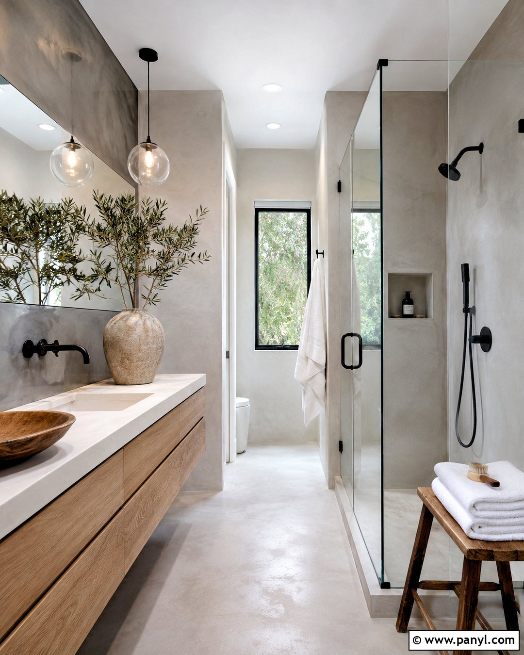 Weathered Zinc Patina Bathroom - 20 patina texture ideas
