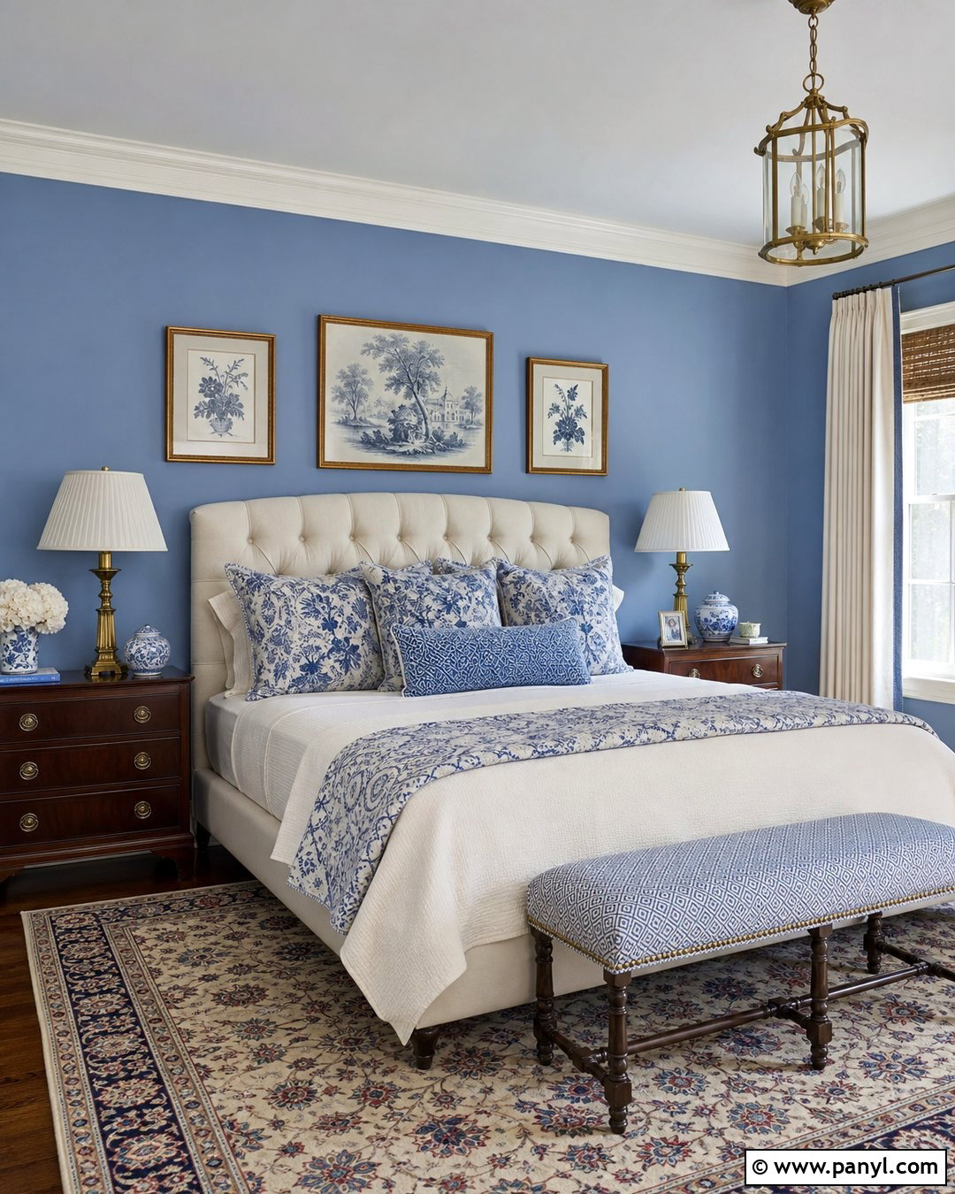 Wedgwood Blue Bedroom - 30 blue wall colors bedroom ideas