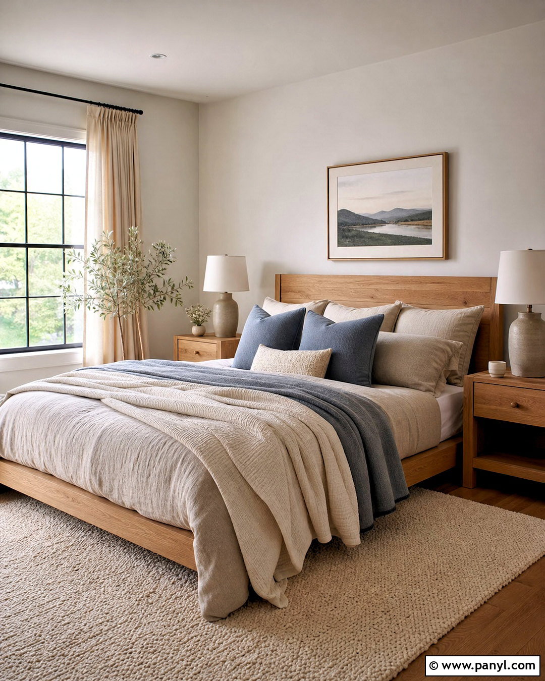 Wevet Bedroom With Linen Bedding - 20 wevet farrow and ball ideas
