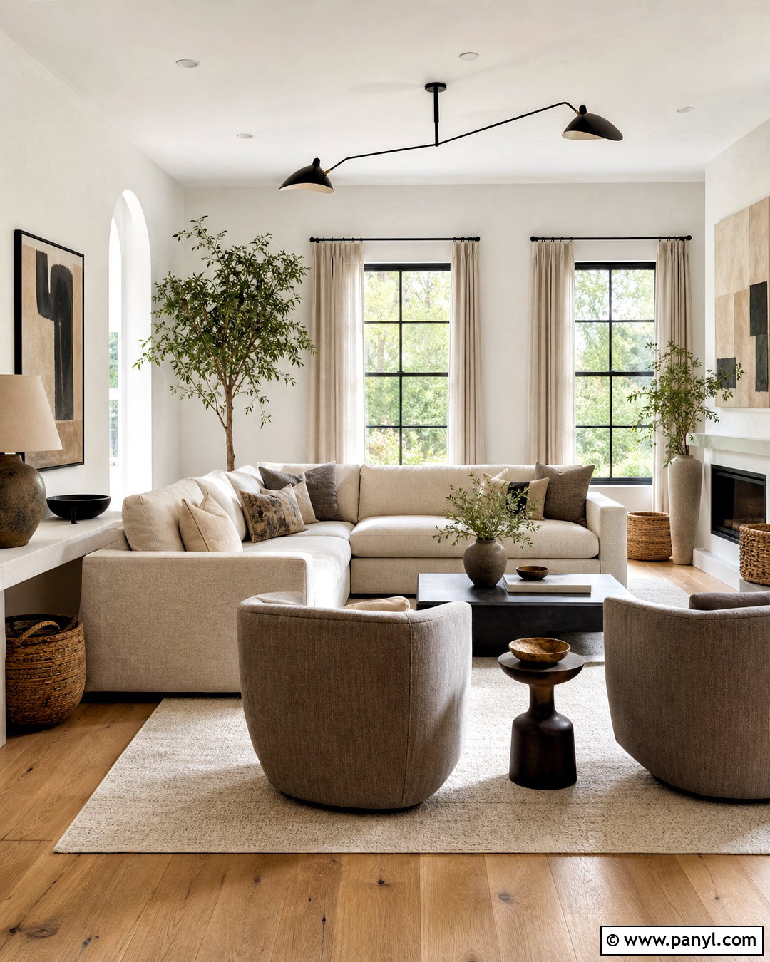 Wevet Living Room With Natural Oak - 20 wevet farrow and ball ideas