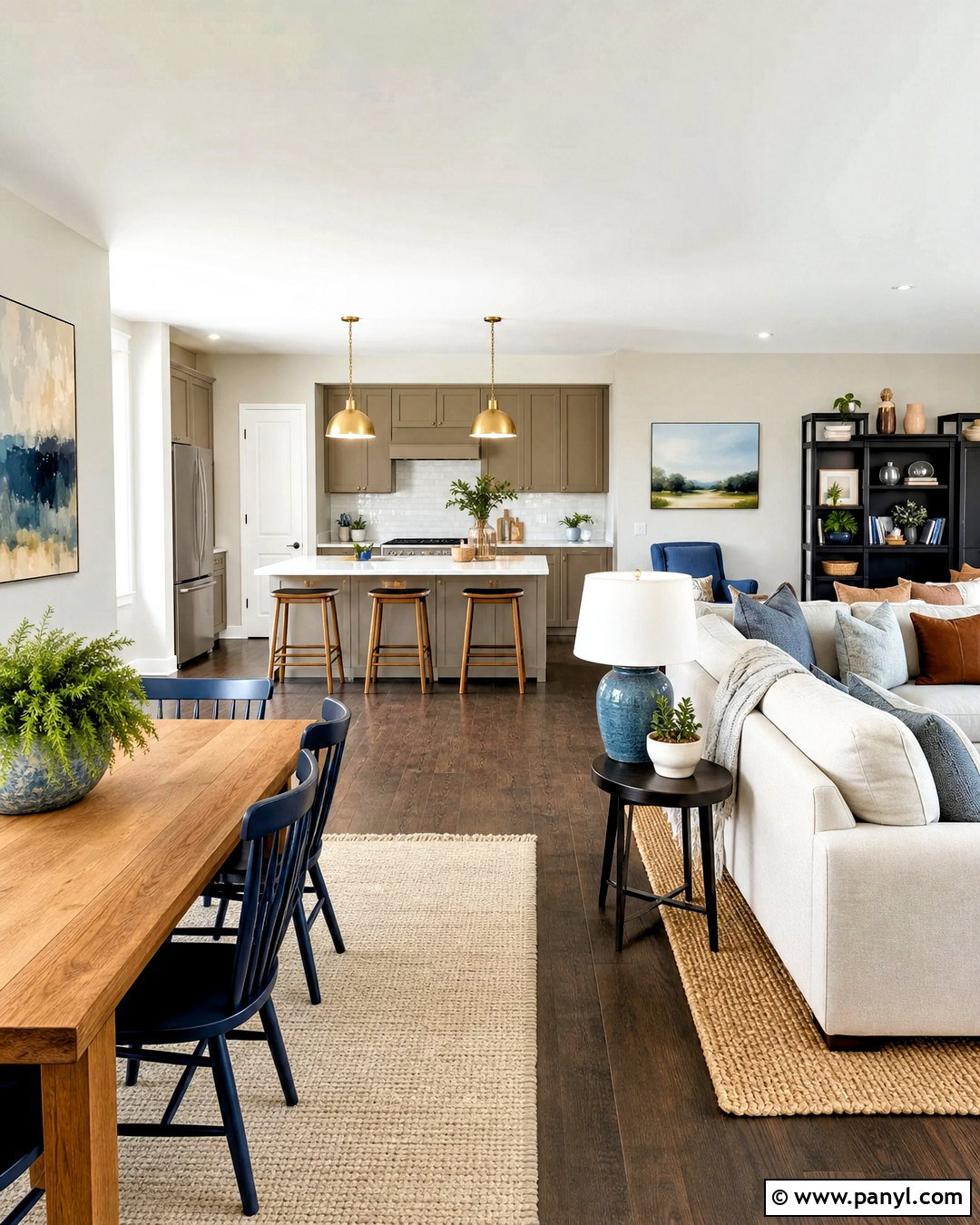 Wevet Open Plan Kitchen And Living Room - 20 wevet farrow and ball ideas