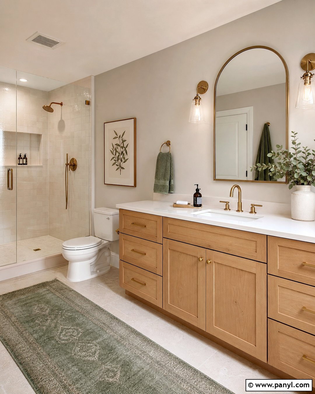 Wheat Alder Wood Bathroom Vanity - 20 Alder Wood Color Ideas