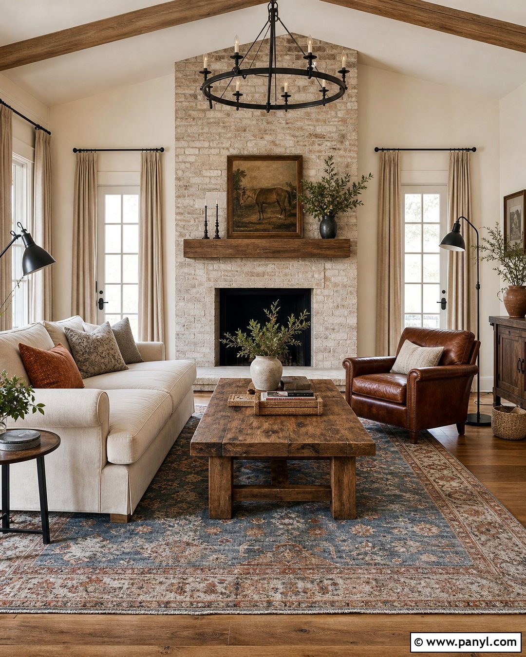 Wheat Farmhouse Walls - 35 Farmhouse Wall Colors