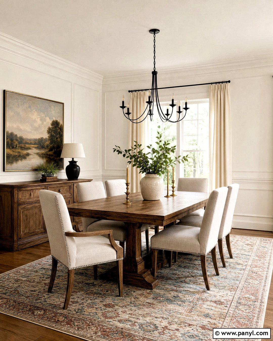Whisper White Dining Room With Wainscoting - 20 whisper white behr ideas