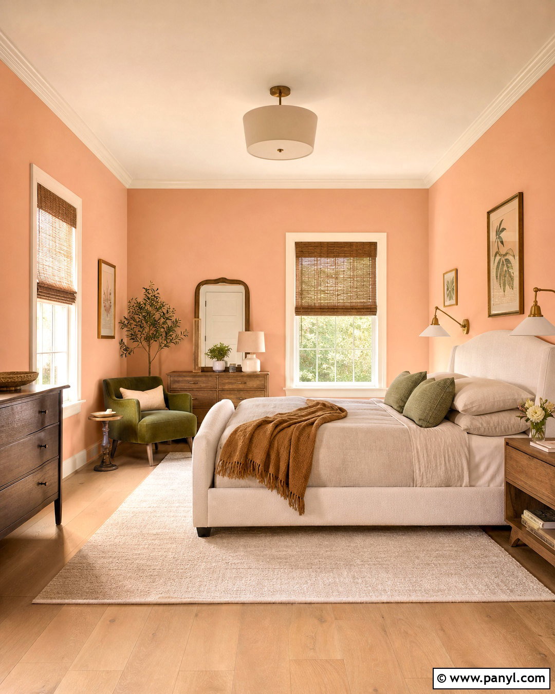 Whispering Peach 2014-60 Paint Color - 20 peach paint colors