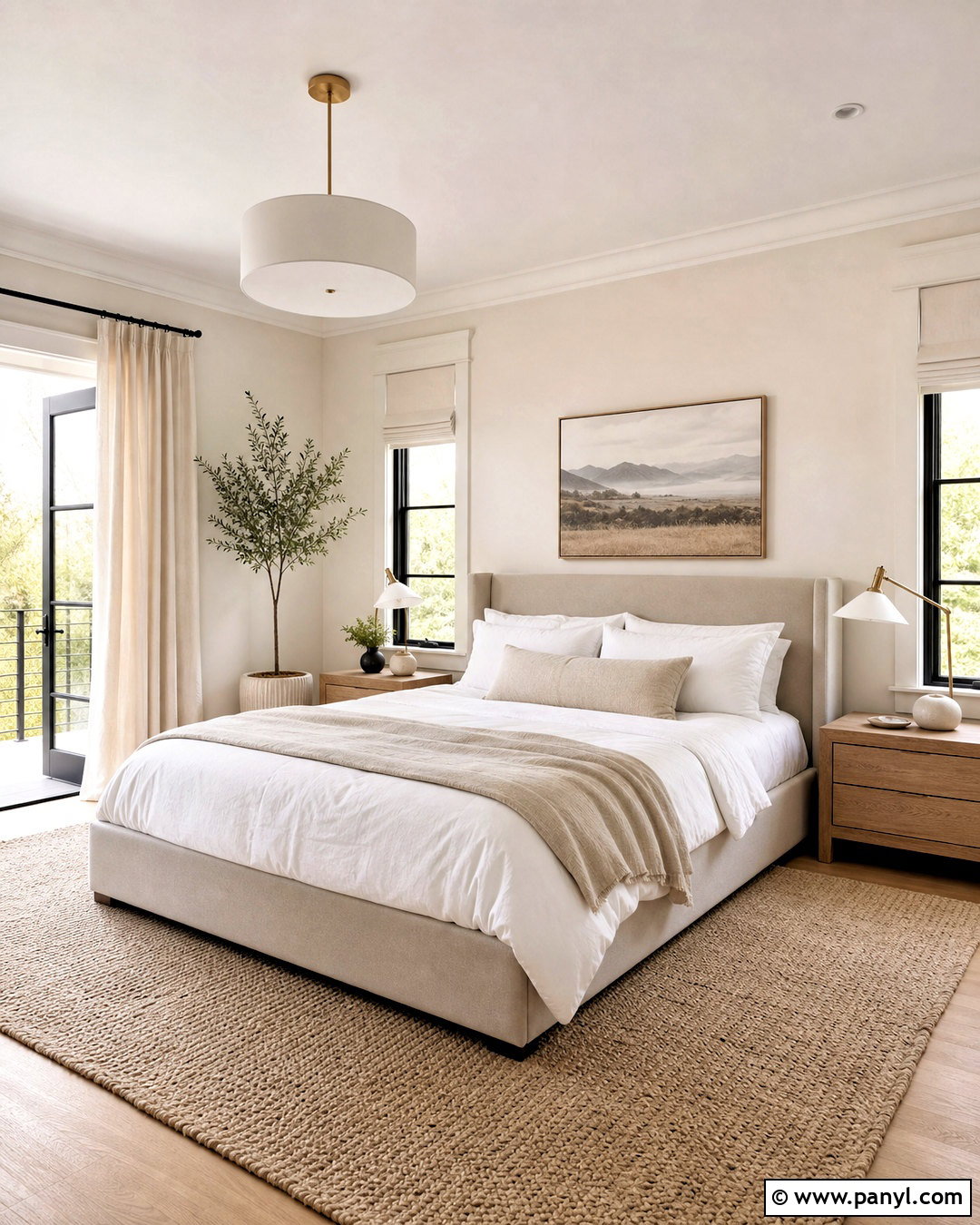 White And Beige Bedroom - 20 white colour ideas