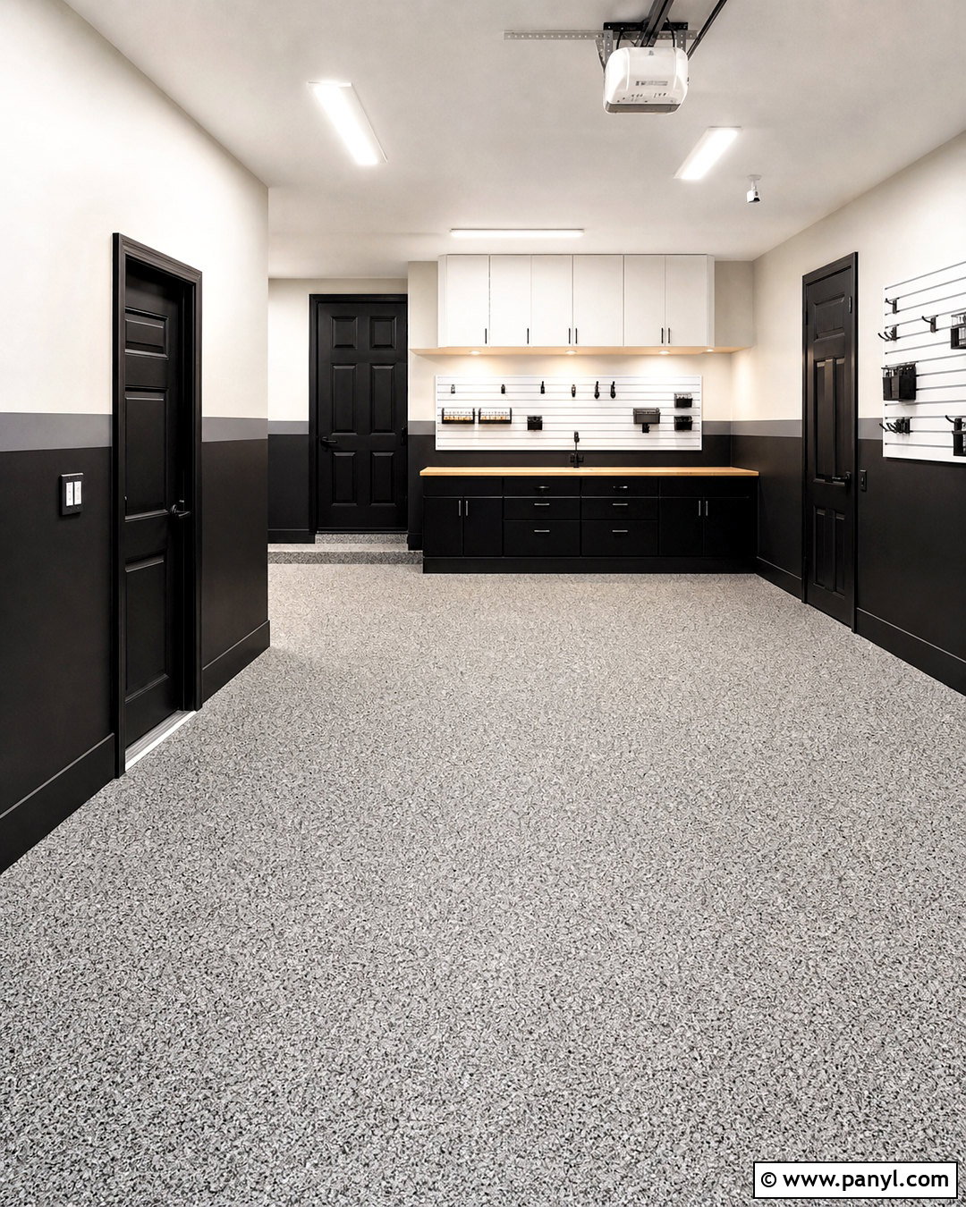 White And Black Garage Interior - 20 garage painting ideas interior ideas