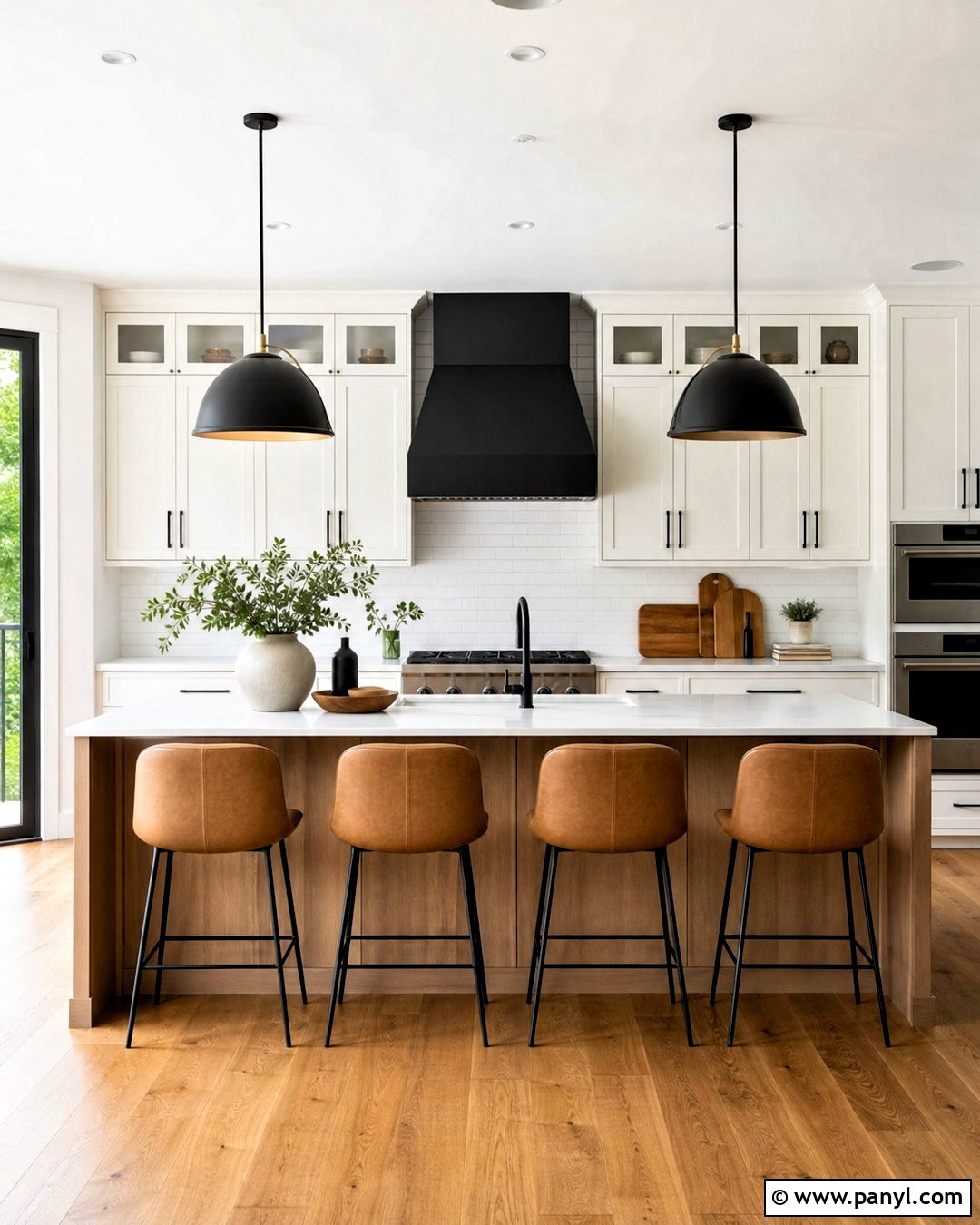 White And Black Kitchen - 20 white colour ideas