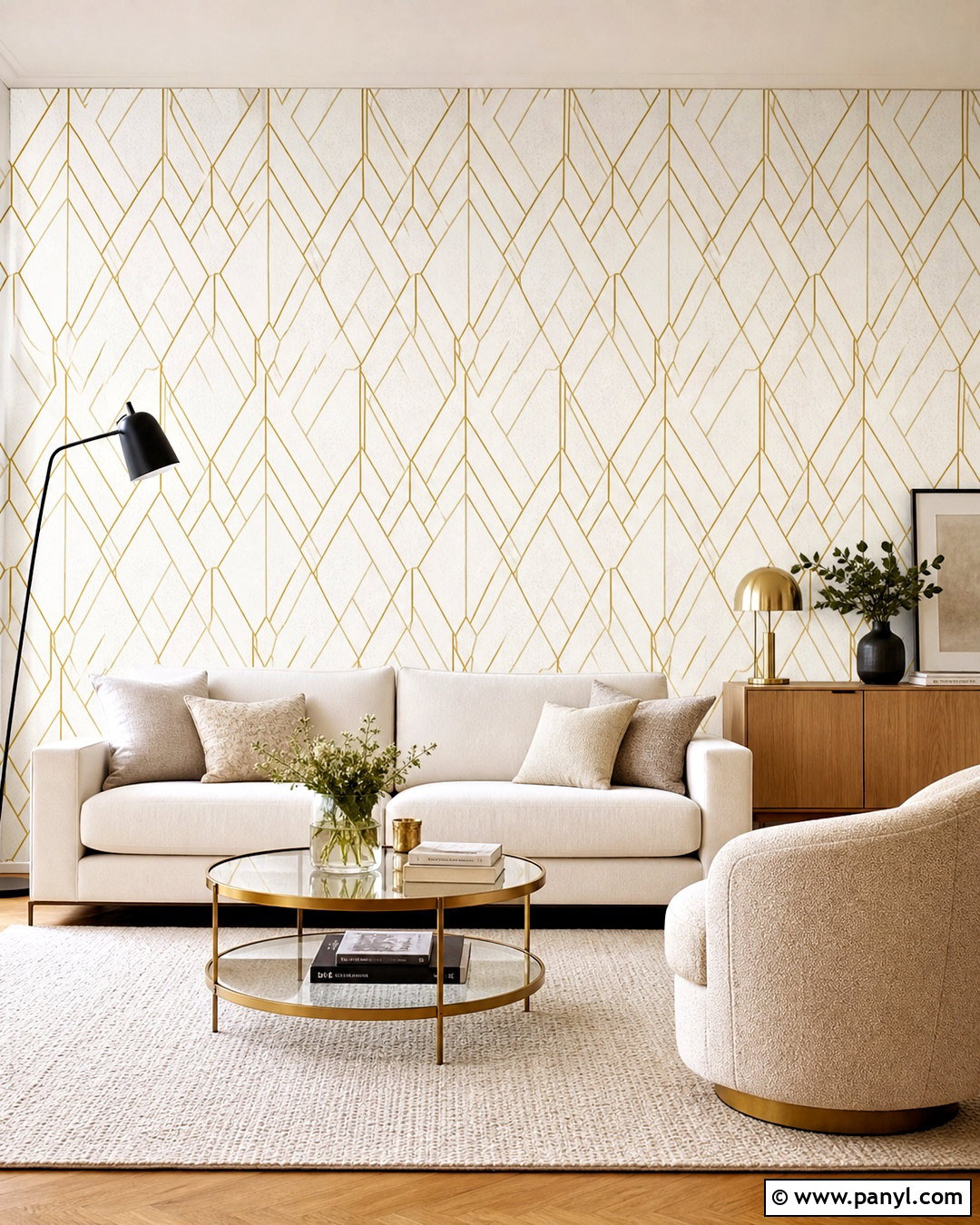 White And Gold Geometric Wallpaper - 20 wallpaper white and gold ideas
